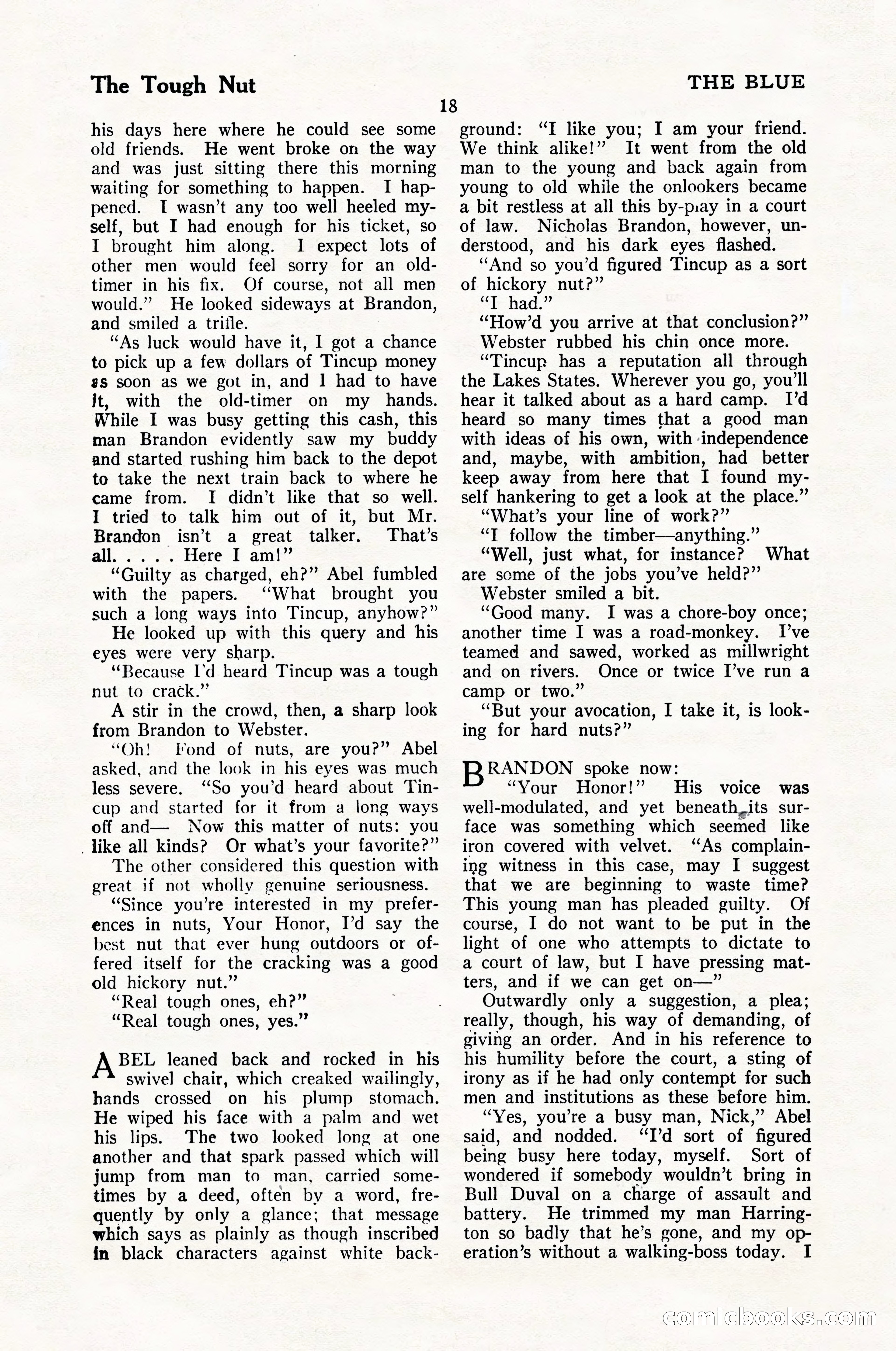 The Illustrated Blue Book Magazine, February 1928 — page 20 of 200