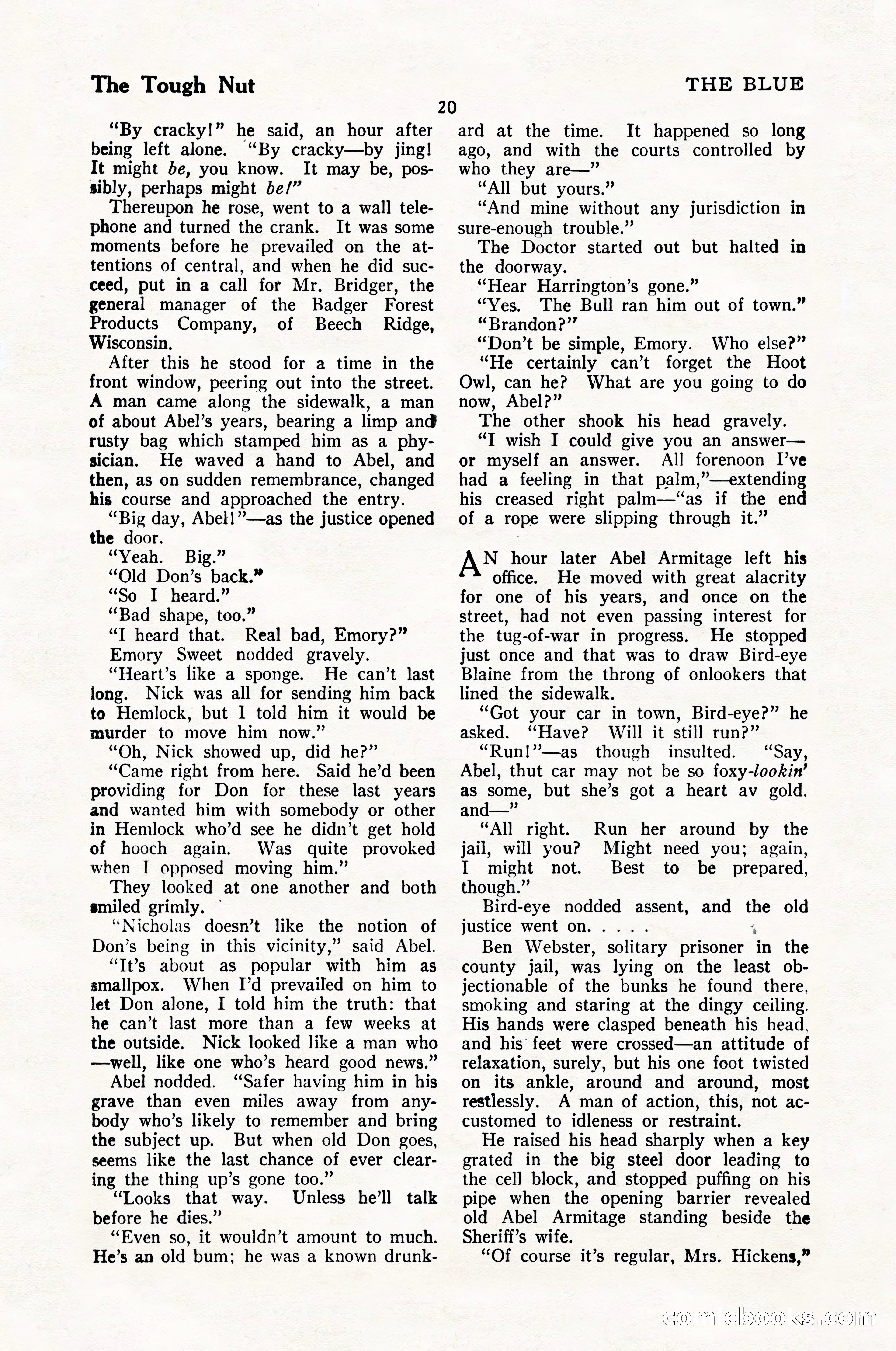 The Illustrated Blue Book Magazine, February 1928 — page 22 of 200