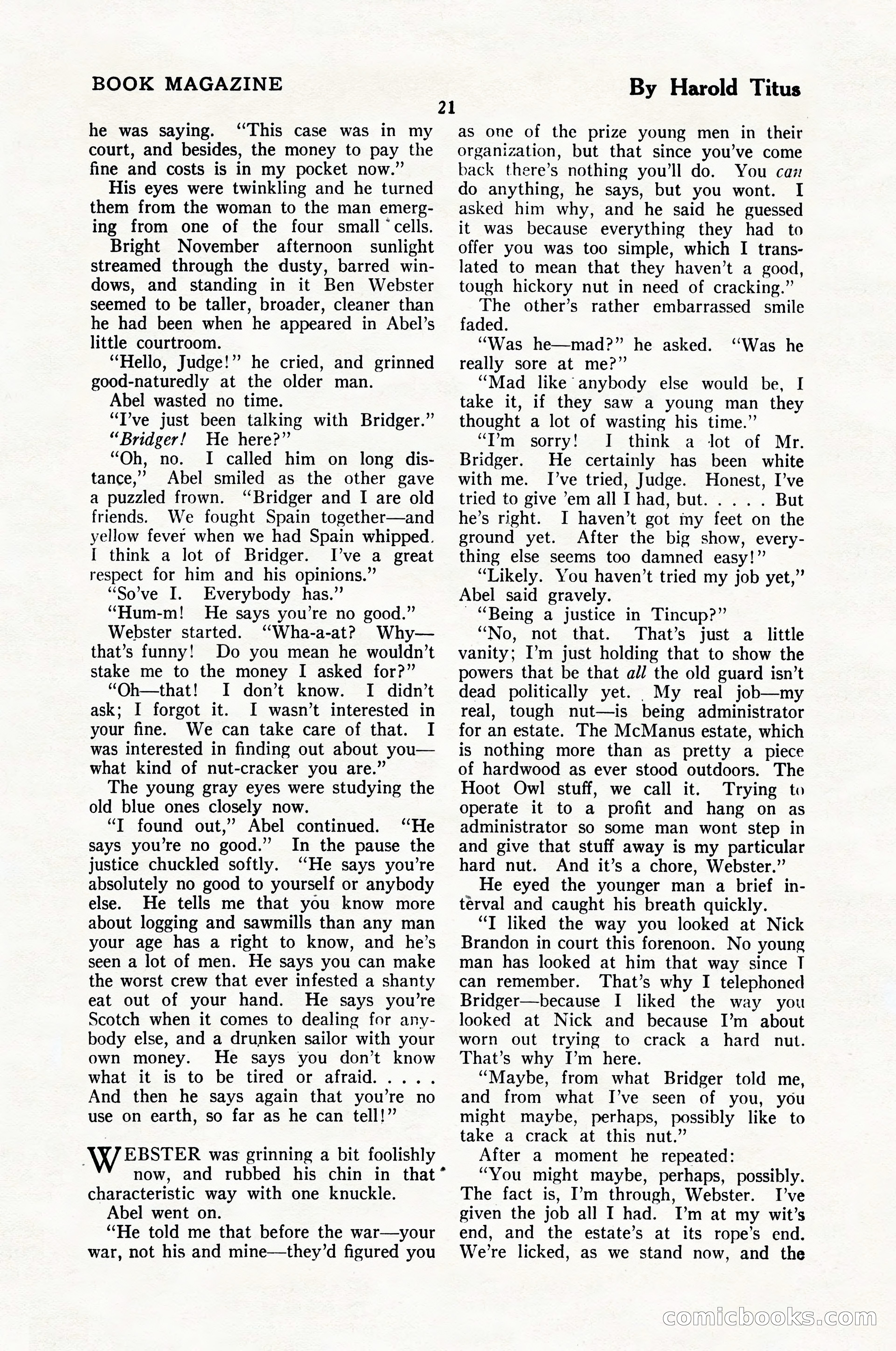 The Illustrated Blue Book Magazine, February 1928 — page 23 of 200