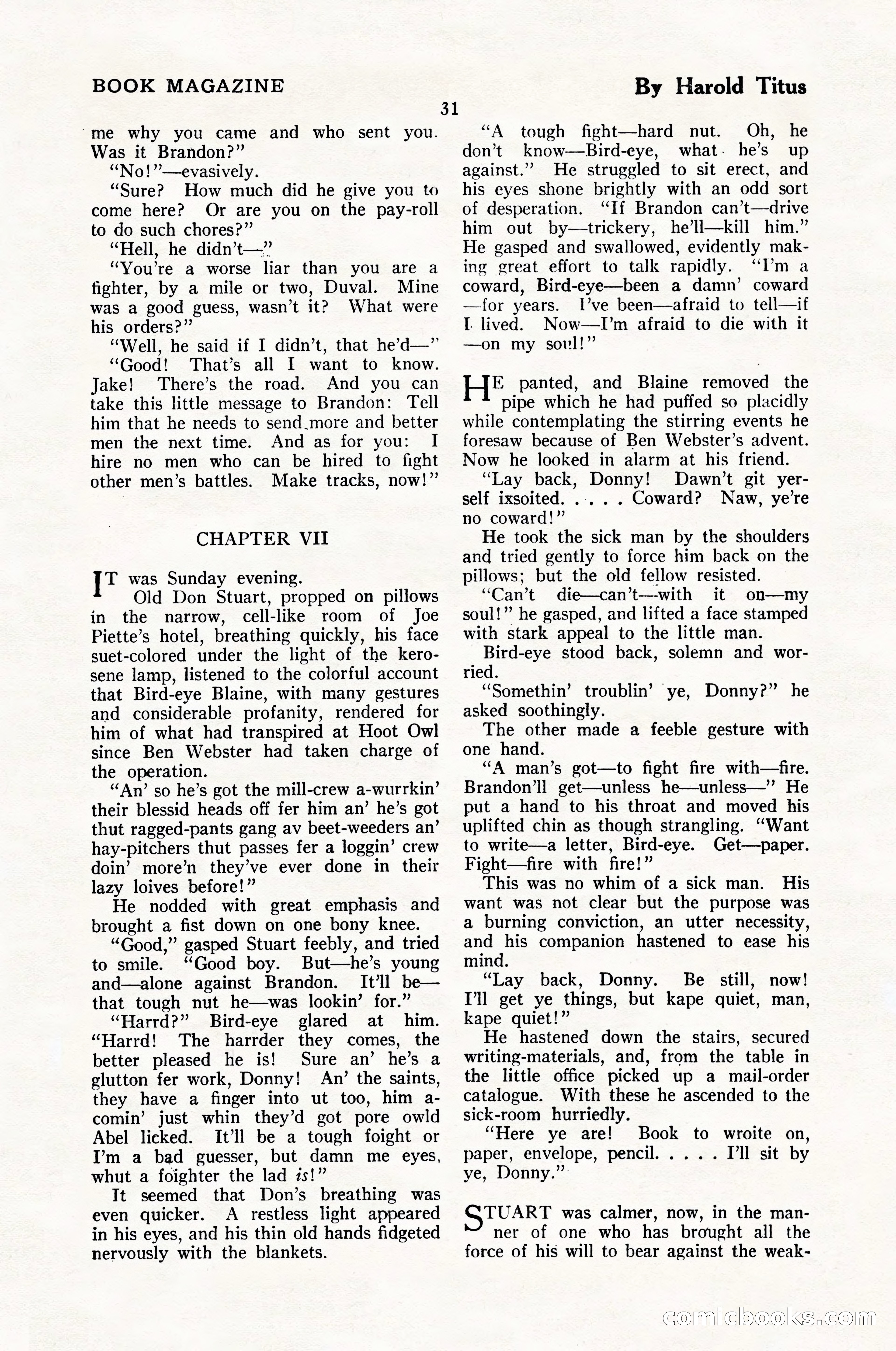 The Illustrated Blue Book Magazine, February 1928 — page 33 of 200