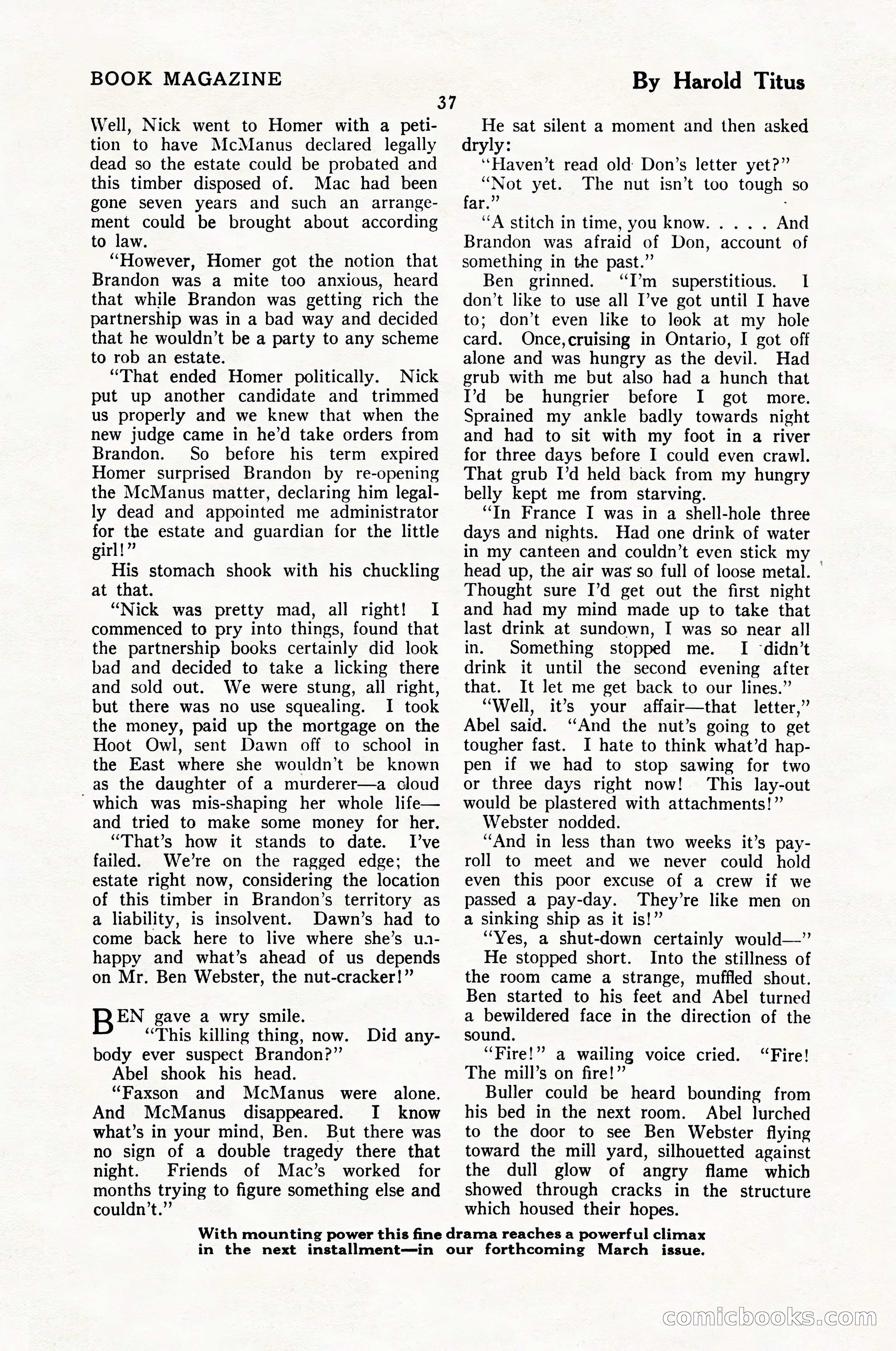 The Illustrated Blue Book Magazine, February 1928 — page 39 of 200