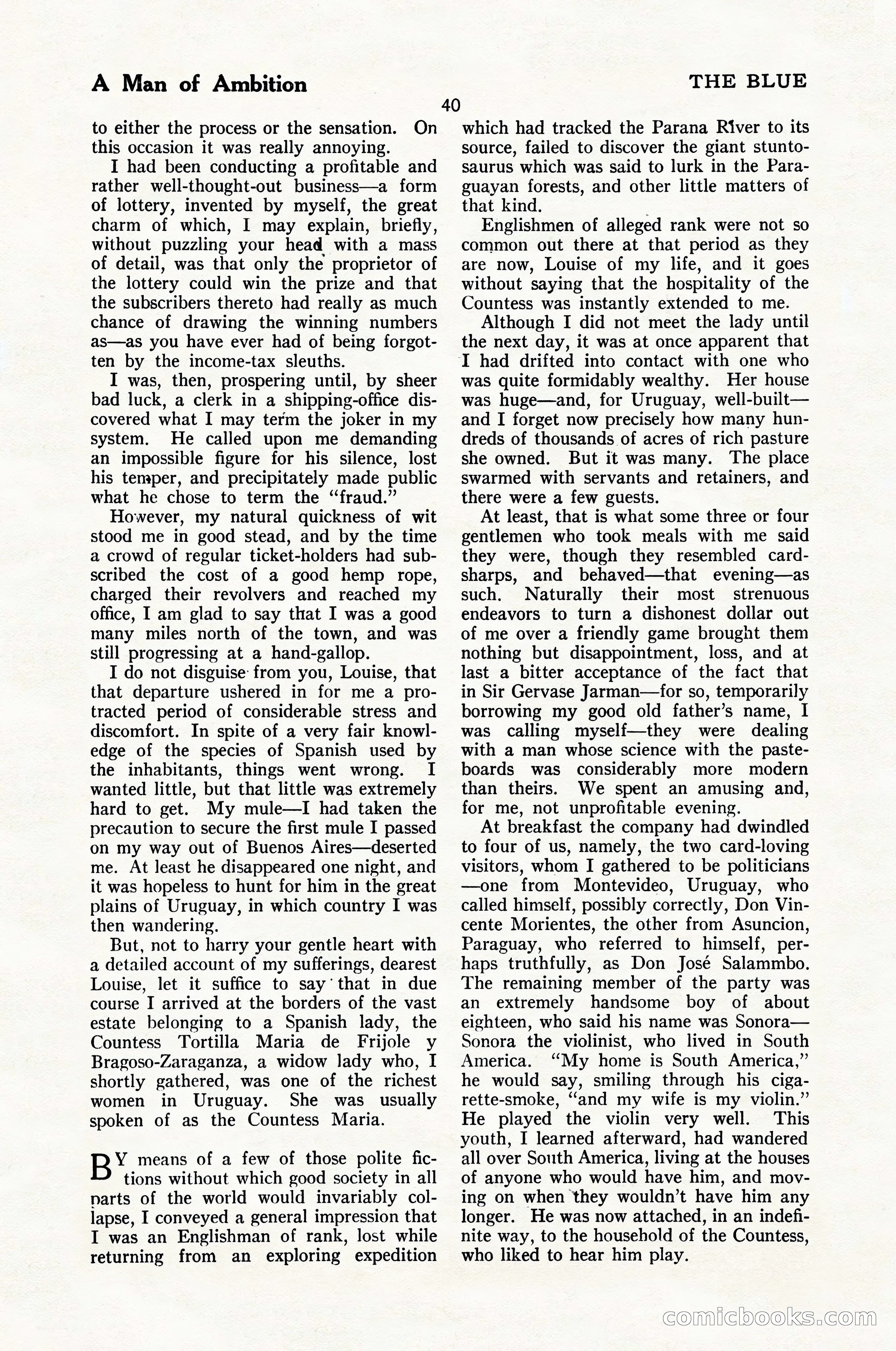 The Illustrated Blue Book Magazine, February 1928 — page 42 of 200