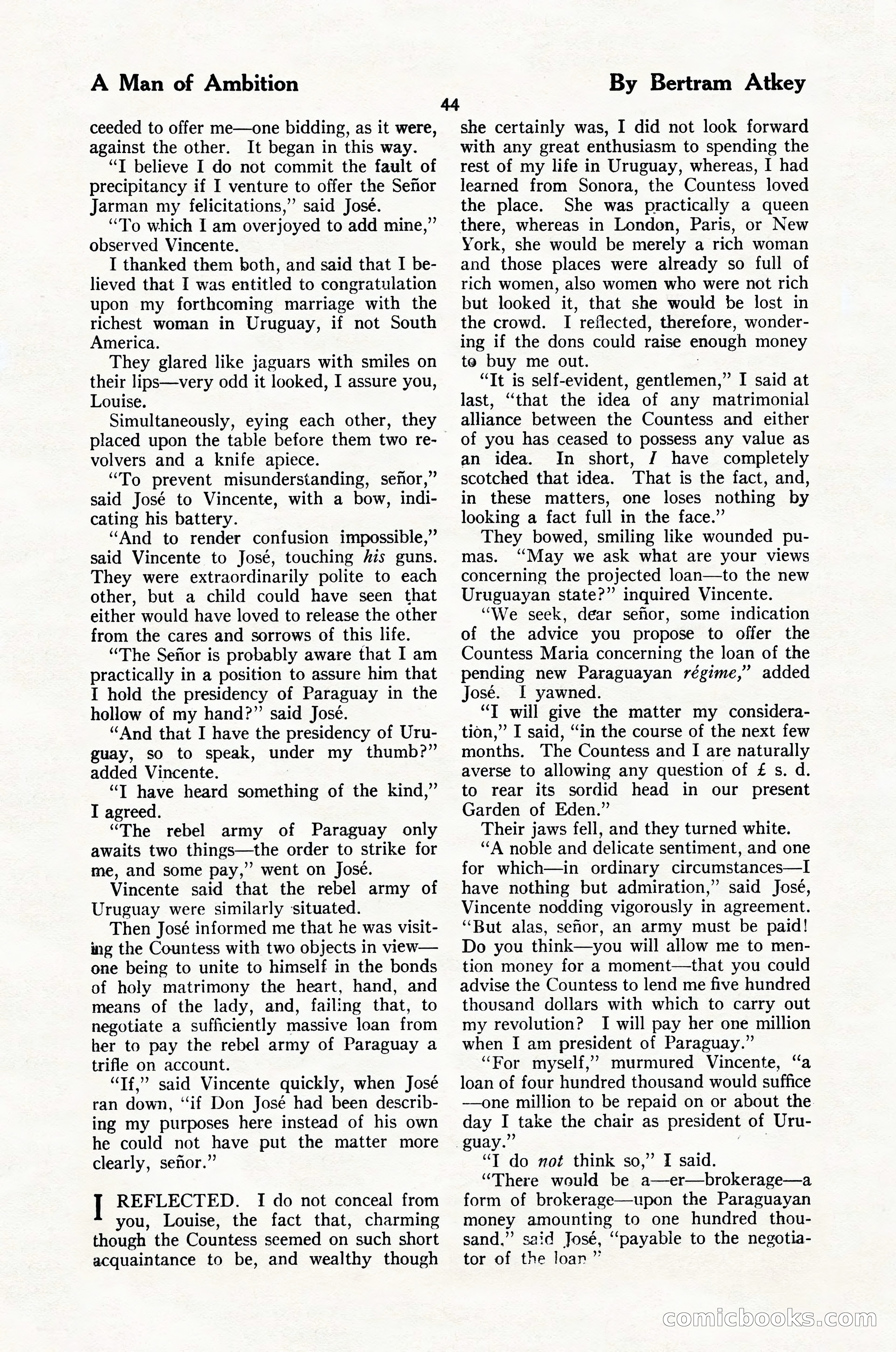 The Illustrated Blue Book Magazine, February 1928 — page 46 of 200