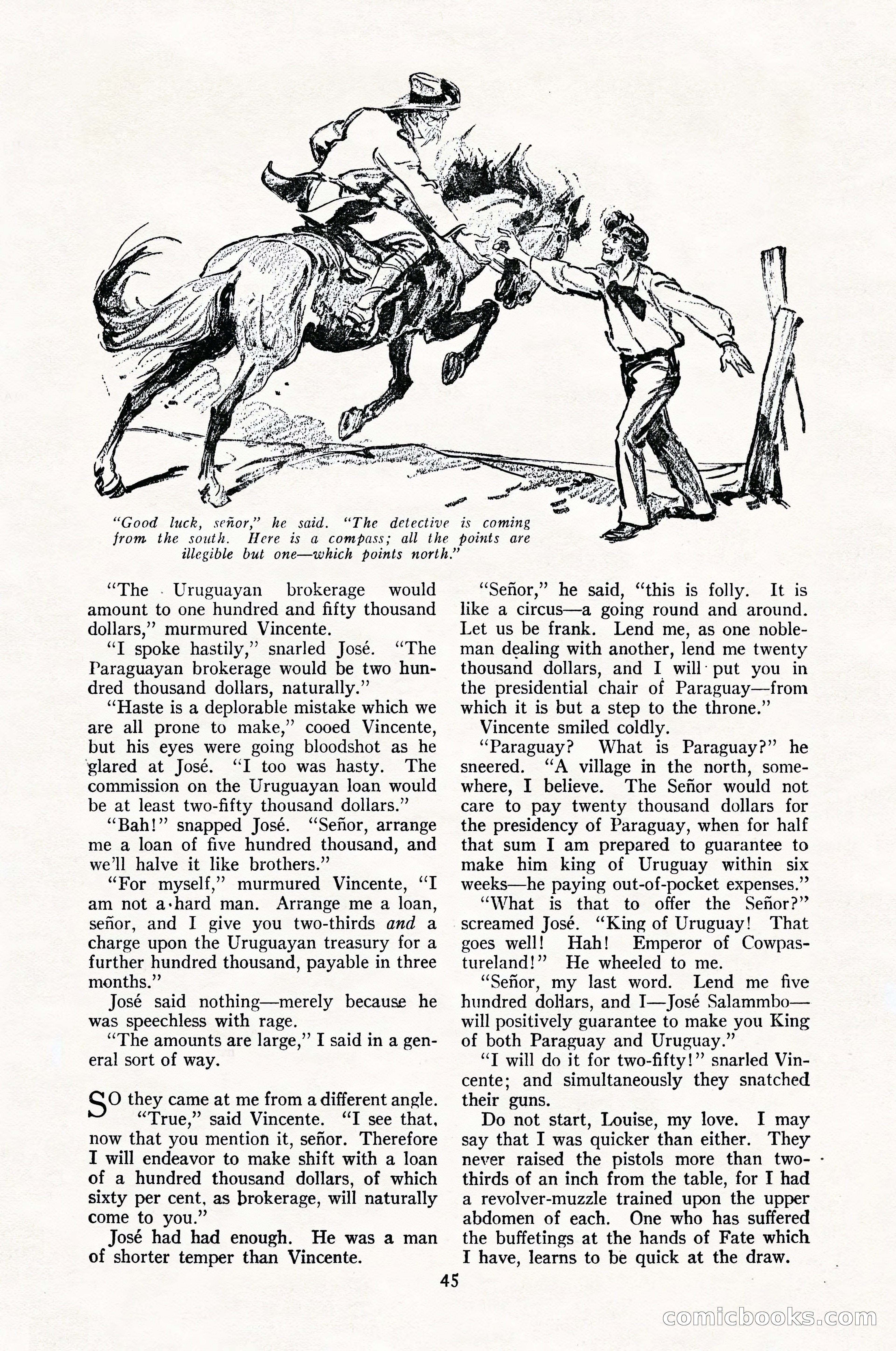 The Illustrated Blue Book Magazine, February 1928 — page 47 of 200