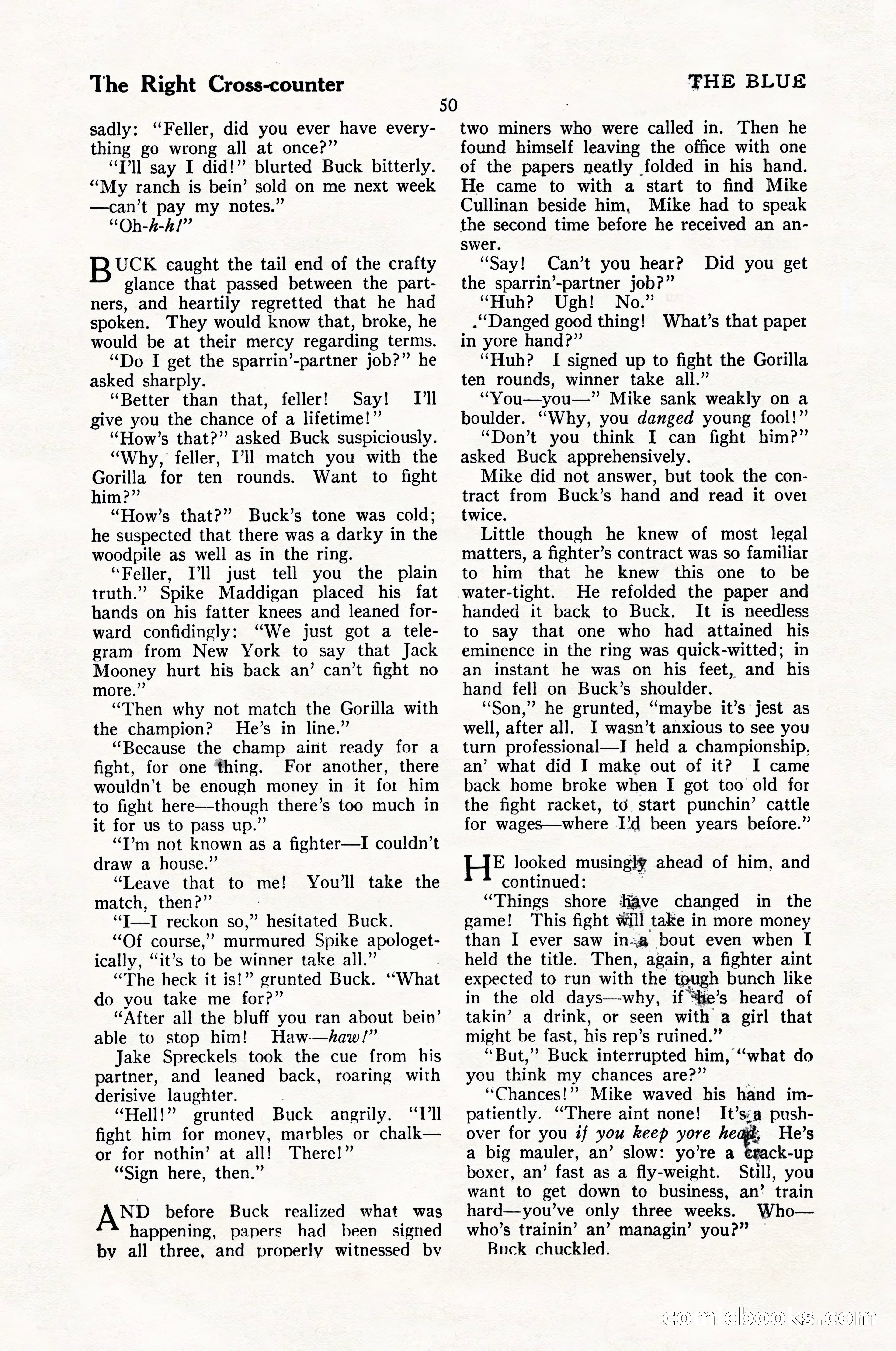 The Illustrated Blue Book Magazine, February 1928 — page 52 of 200