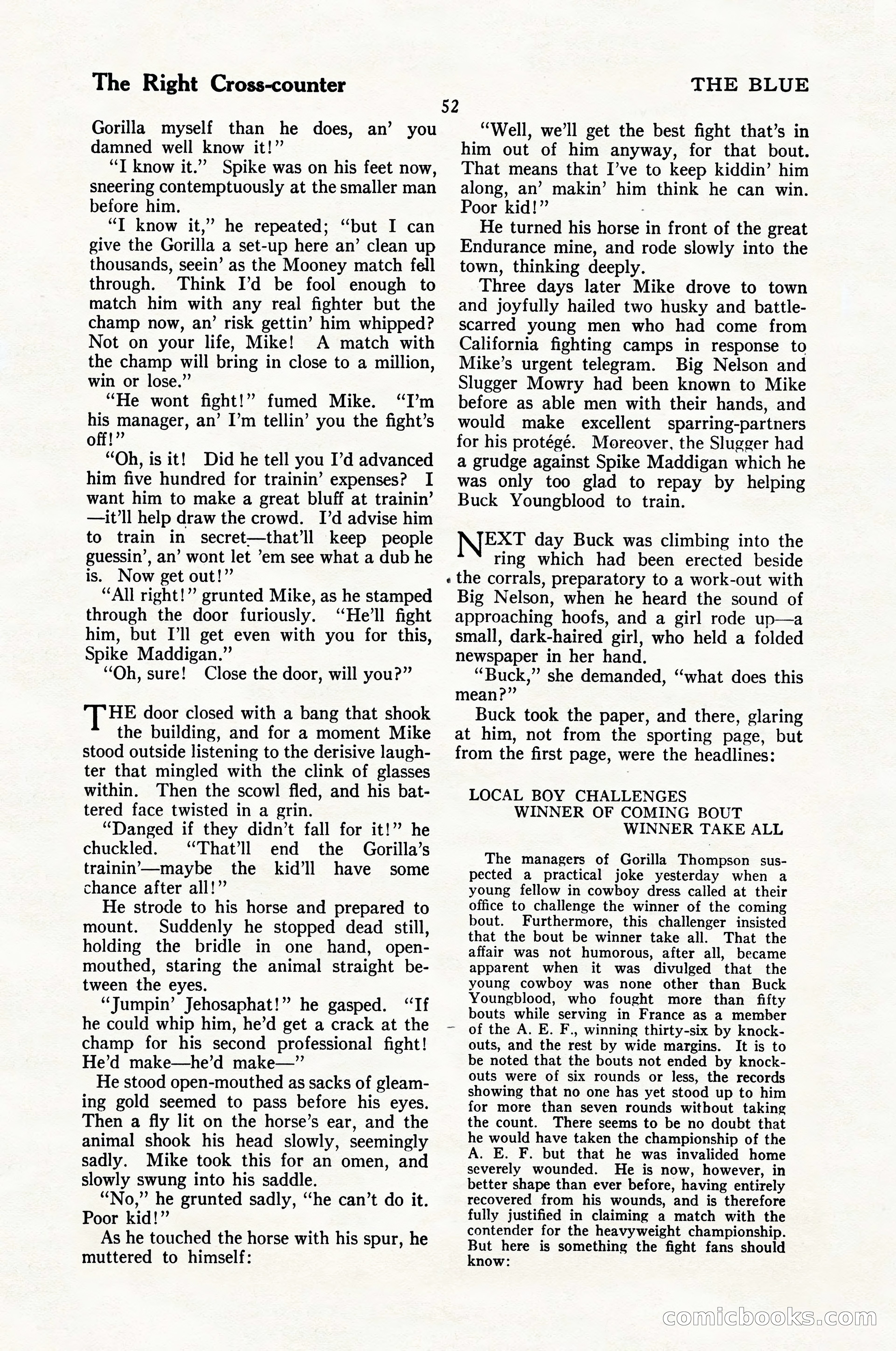 The Illustrated Blue Book Magazine, February 1928 — page 54 of 200