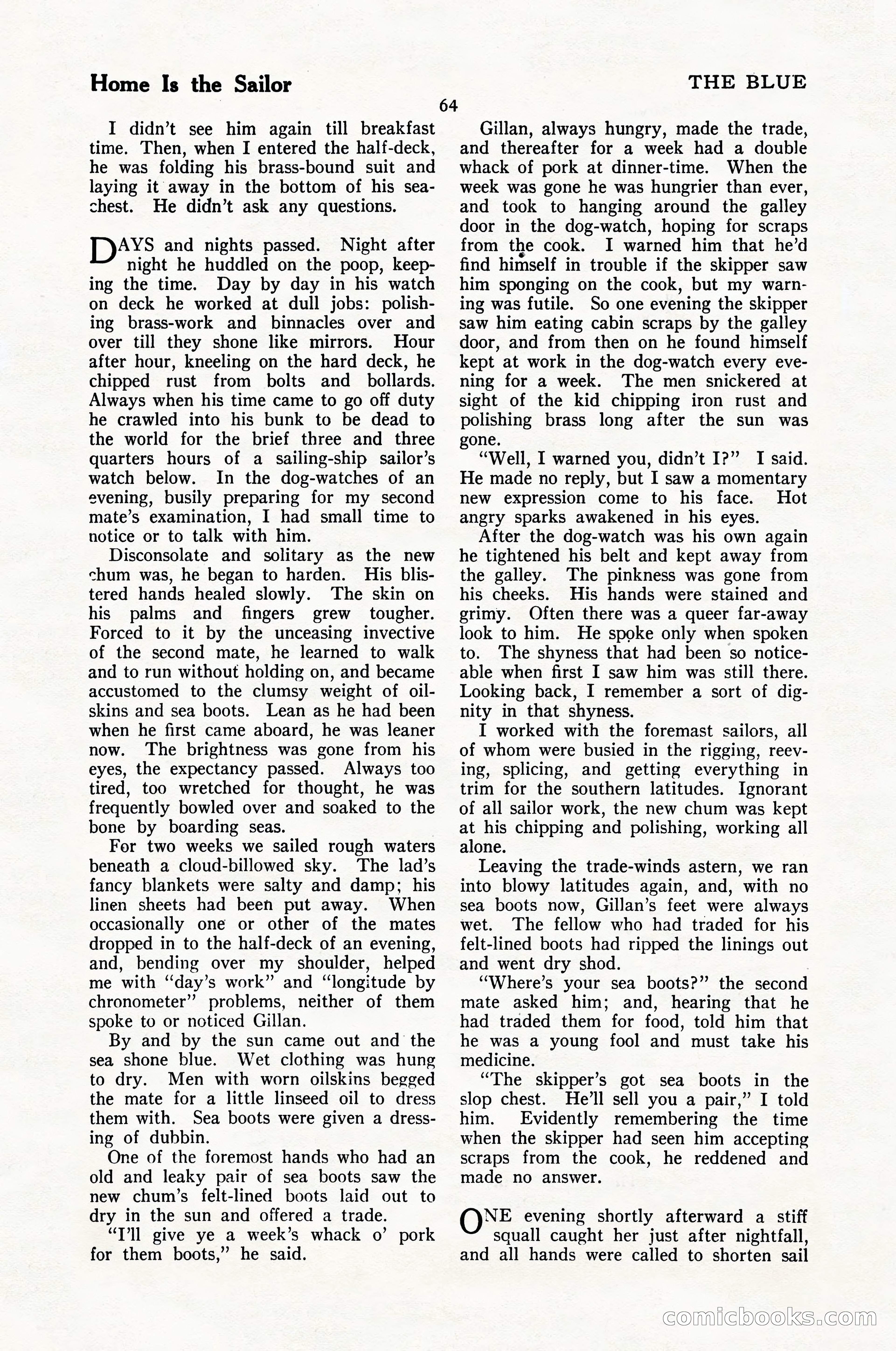 The Illustrated Blue Book Magazine, February 1928 — page 66 of 200