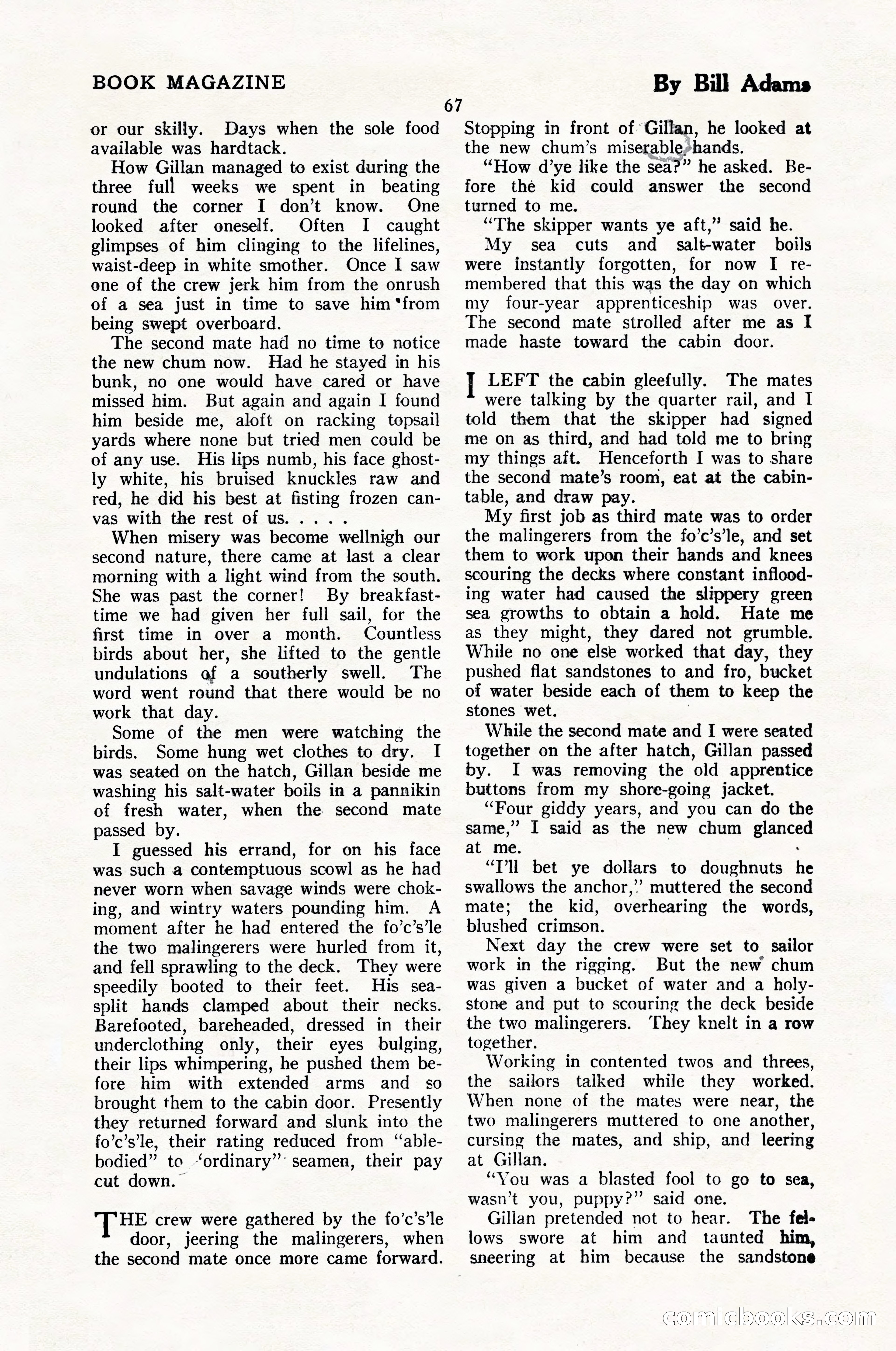 The Illustrated Blue Book Magazine, February 1928 — page 69 of 200