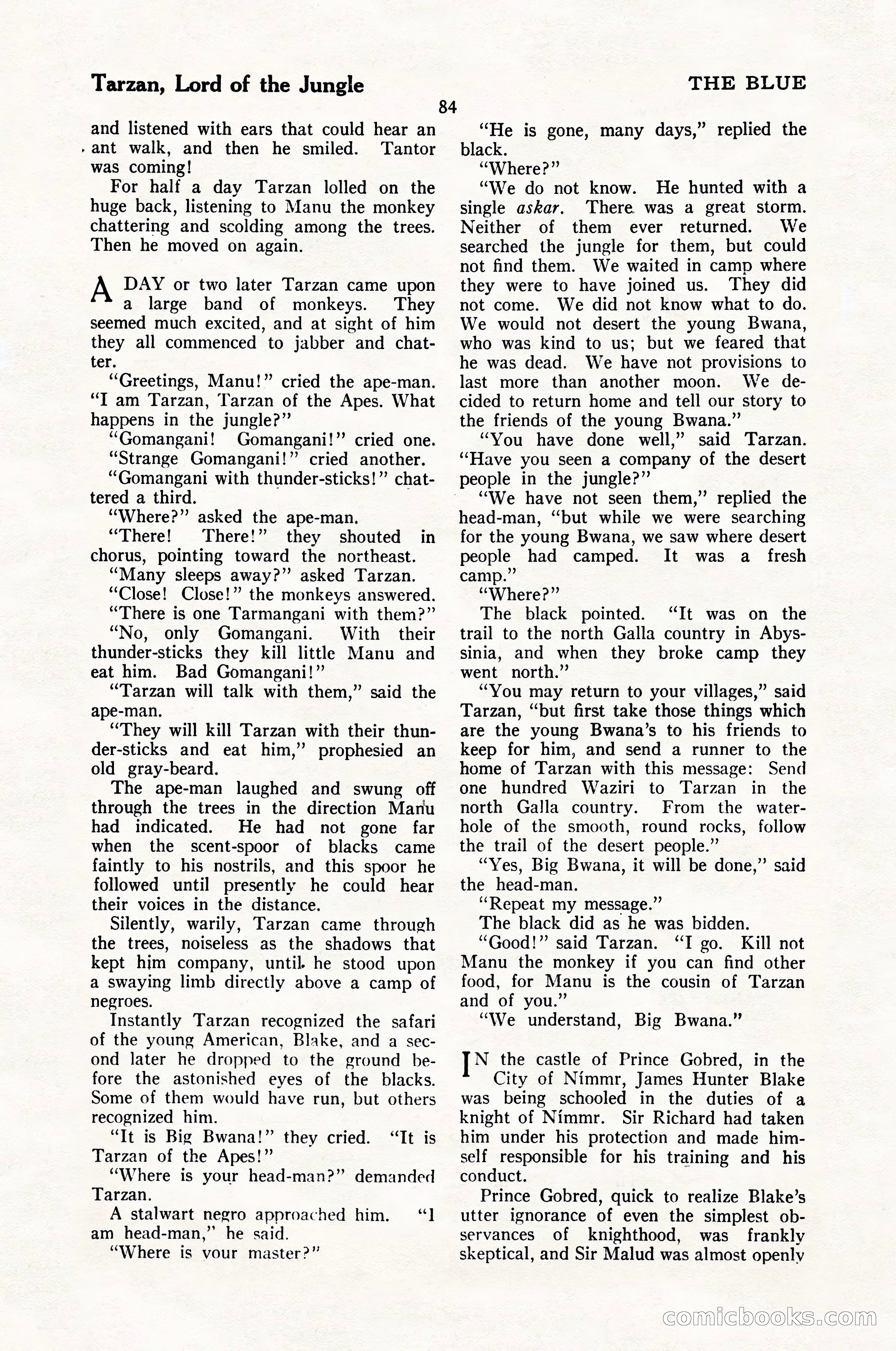 The Illustrated Blue Book Magazine, February 1928 — page 86 of 200