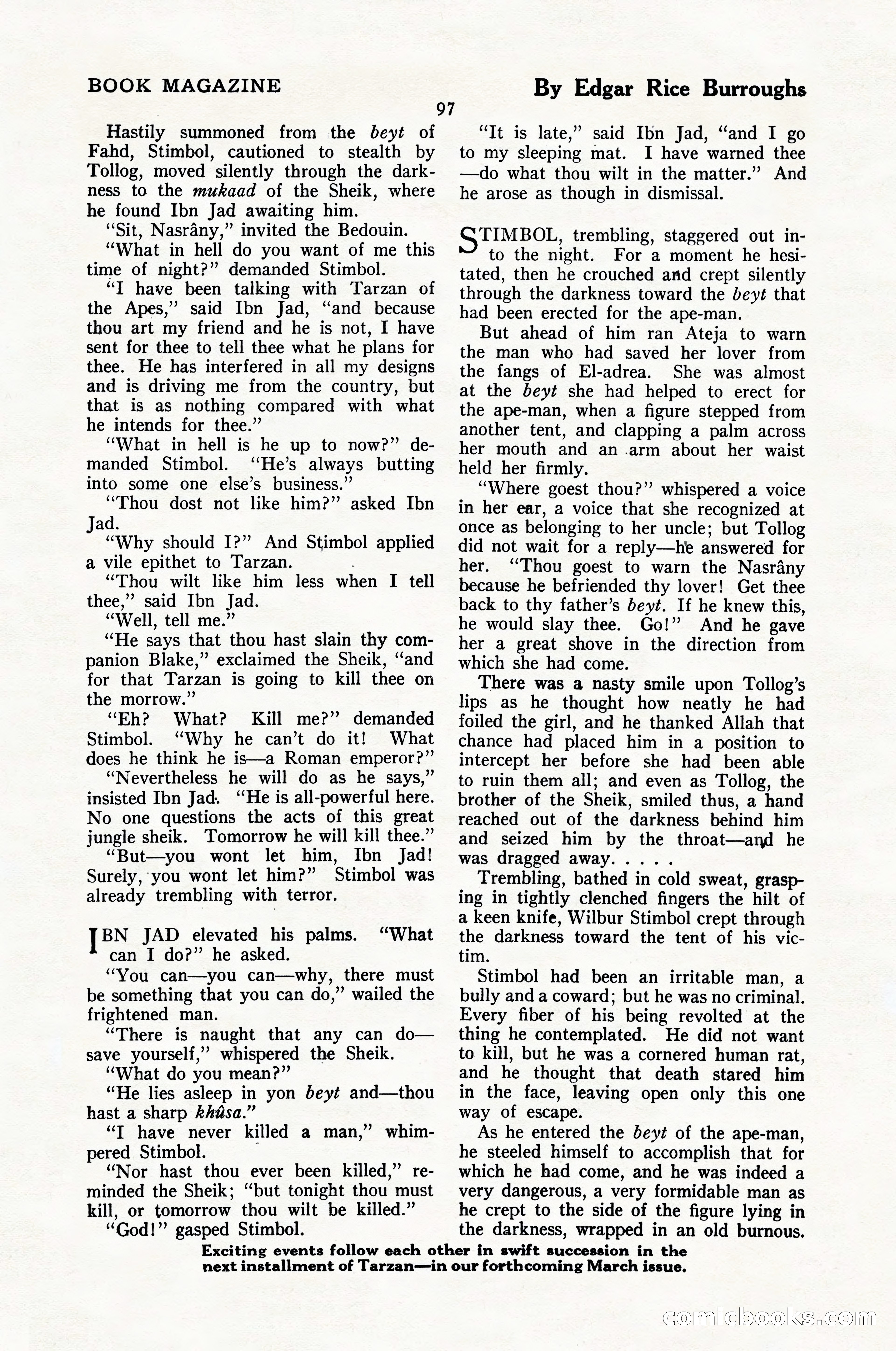 The Illustrated Blue Book Magazine, February 1928 — page 99 of 200