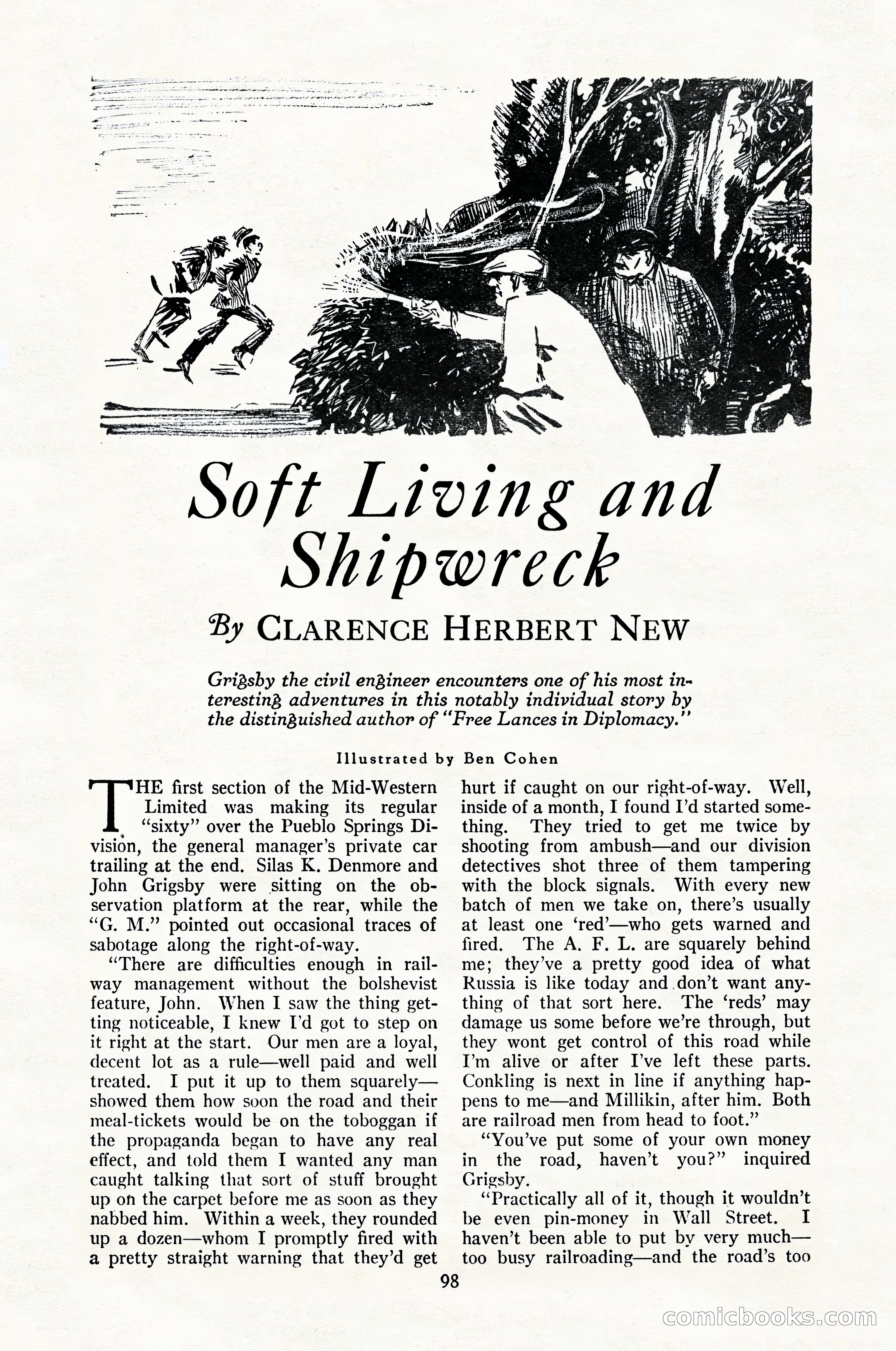 The Illustrated Blue Book Magazine, February 1928 — page 100 of 200