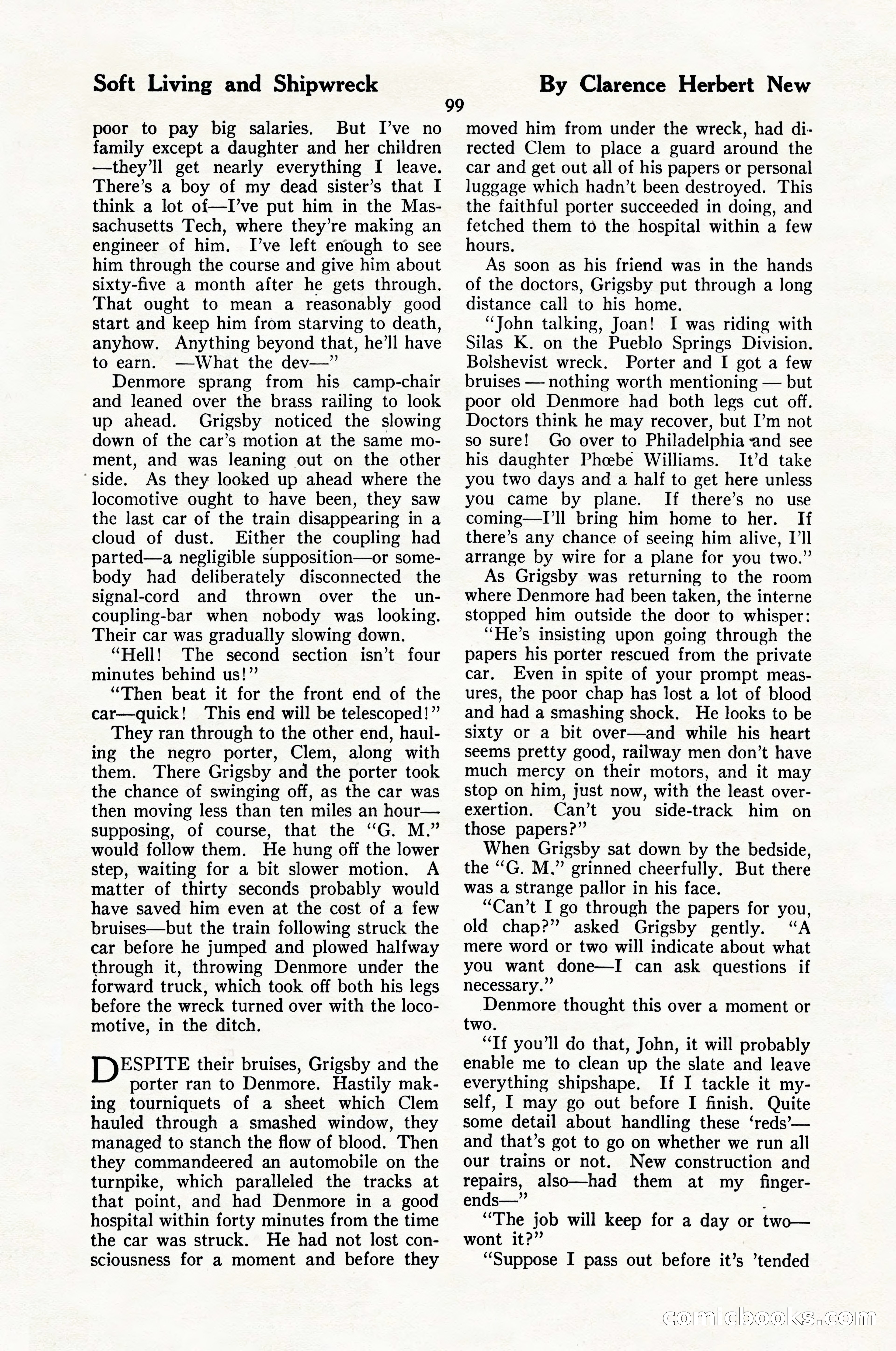 The Illustrated Blue Book Magazine, February 1928 — page 101 of 200