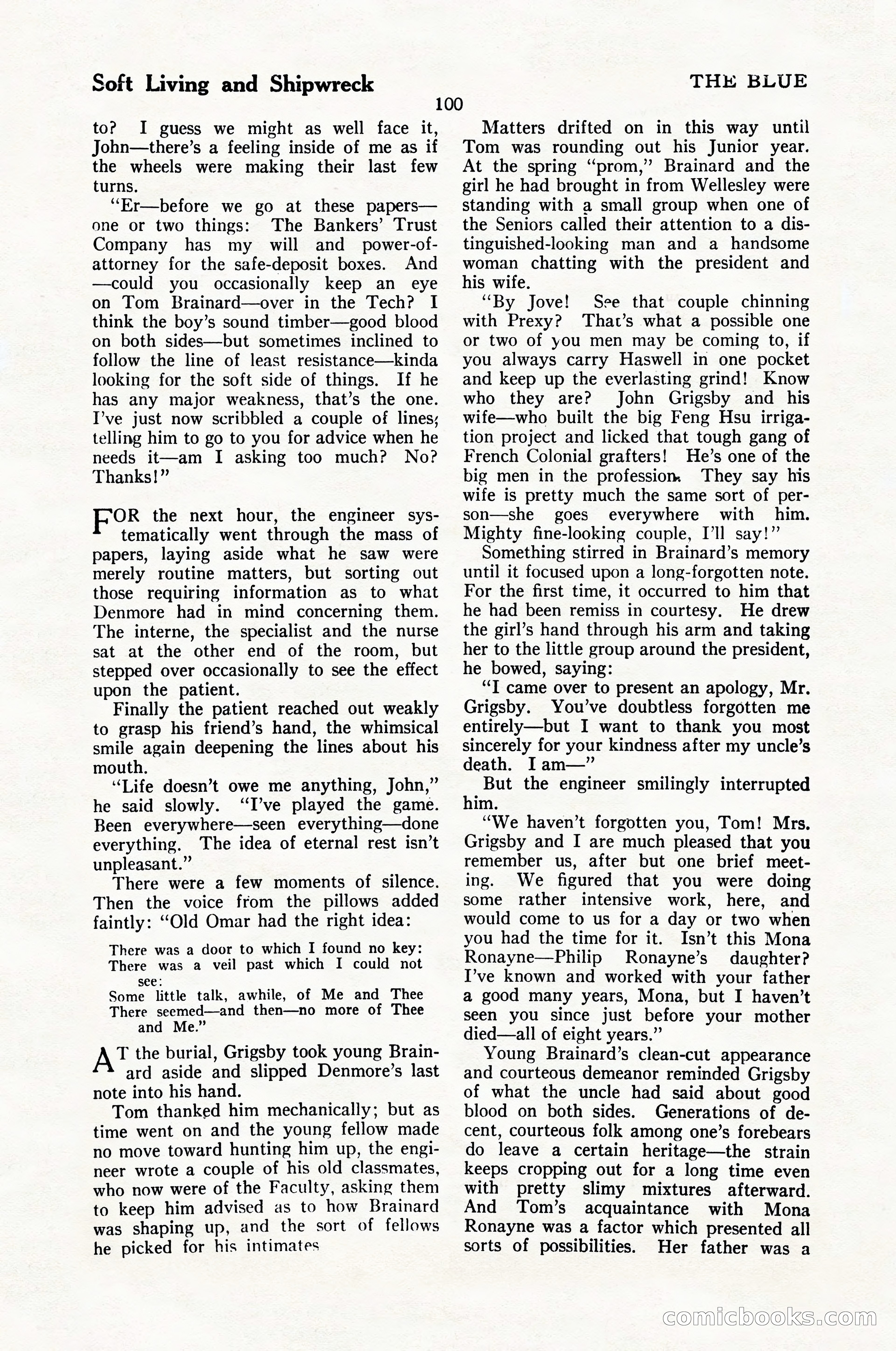 The Illustrated Blue Book Magazine, February 1928 — page 102 of 200