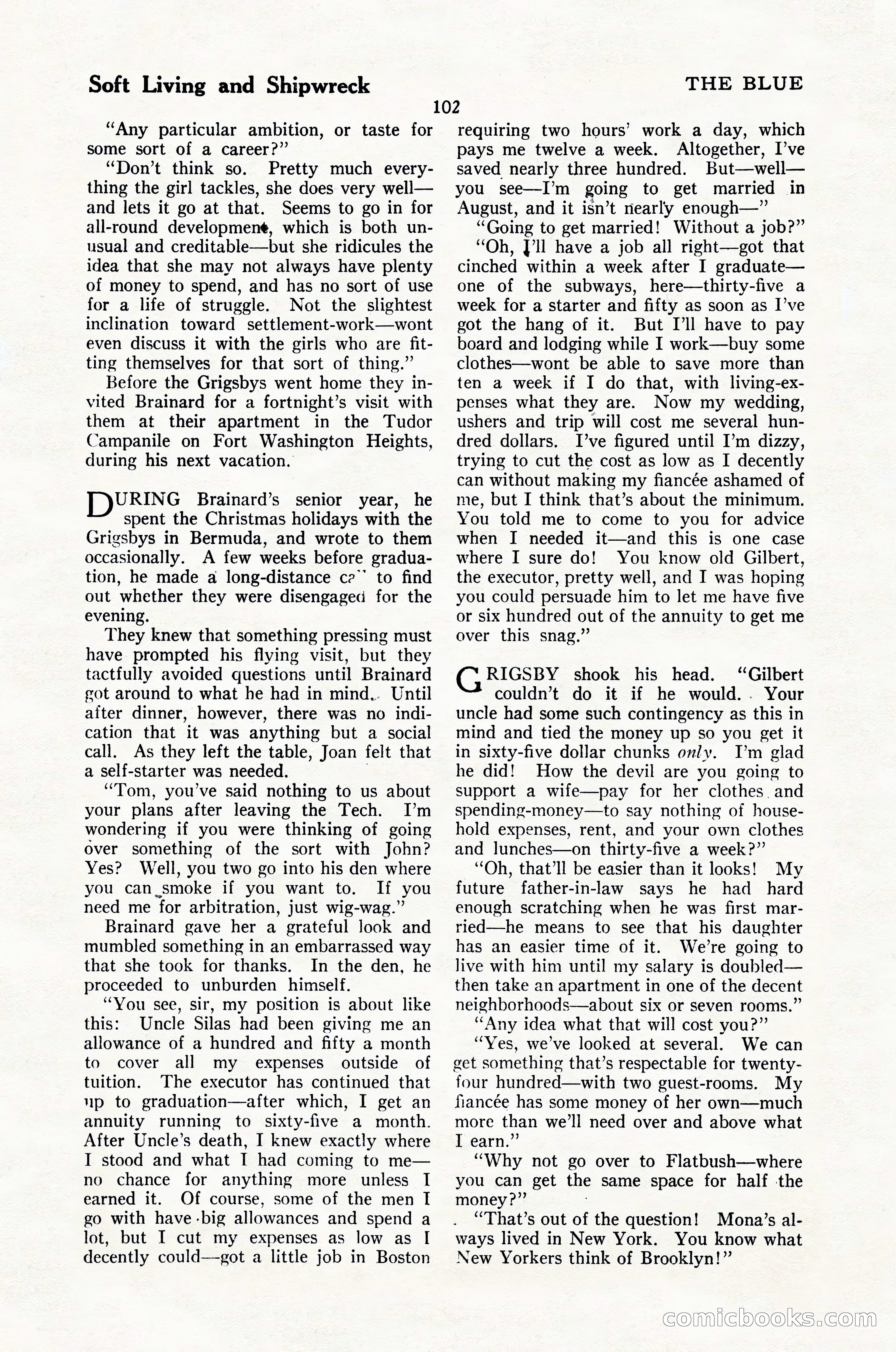 The Illustrated Blue Book Magazine, February 1928 — page 104 of 200