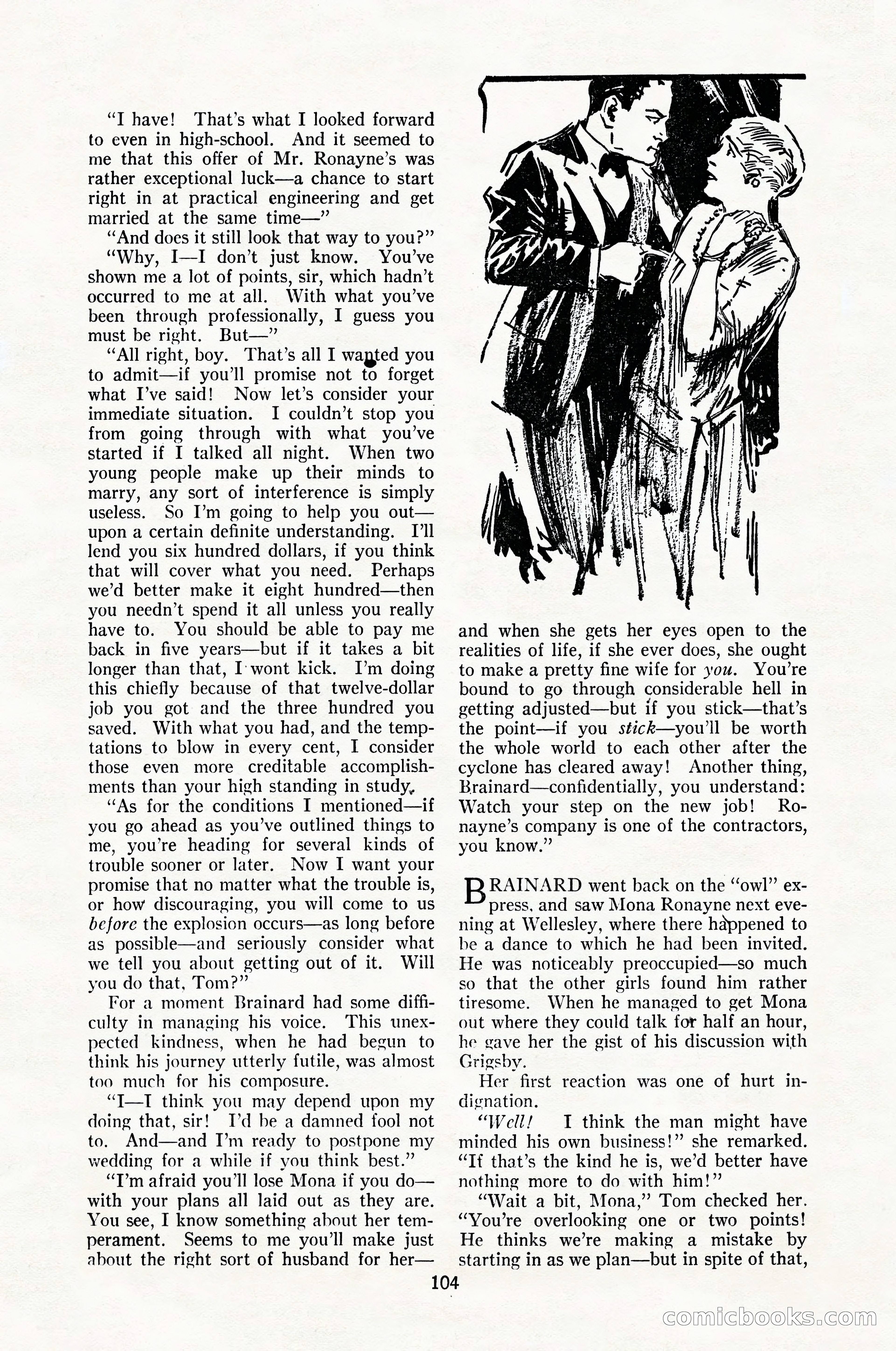 The Illustrated Blue Book Magazine, February 1928 — page 106 of 200