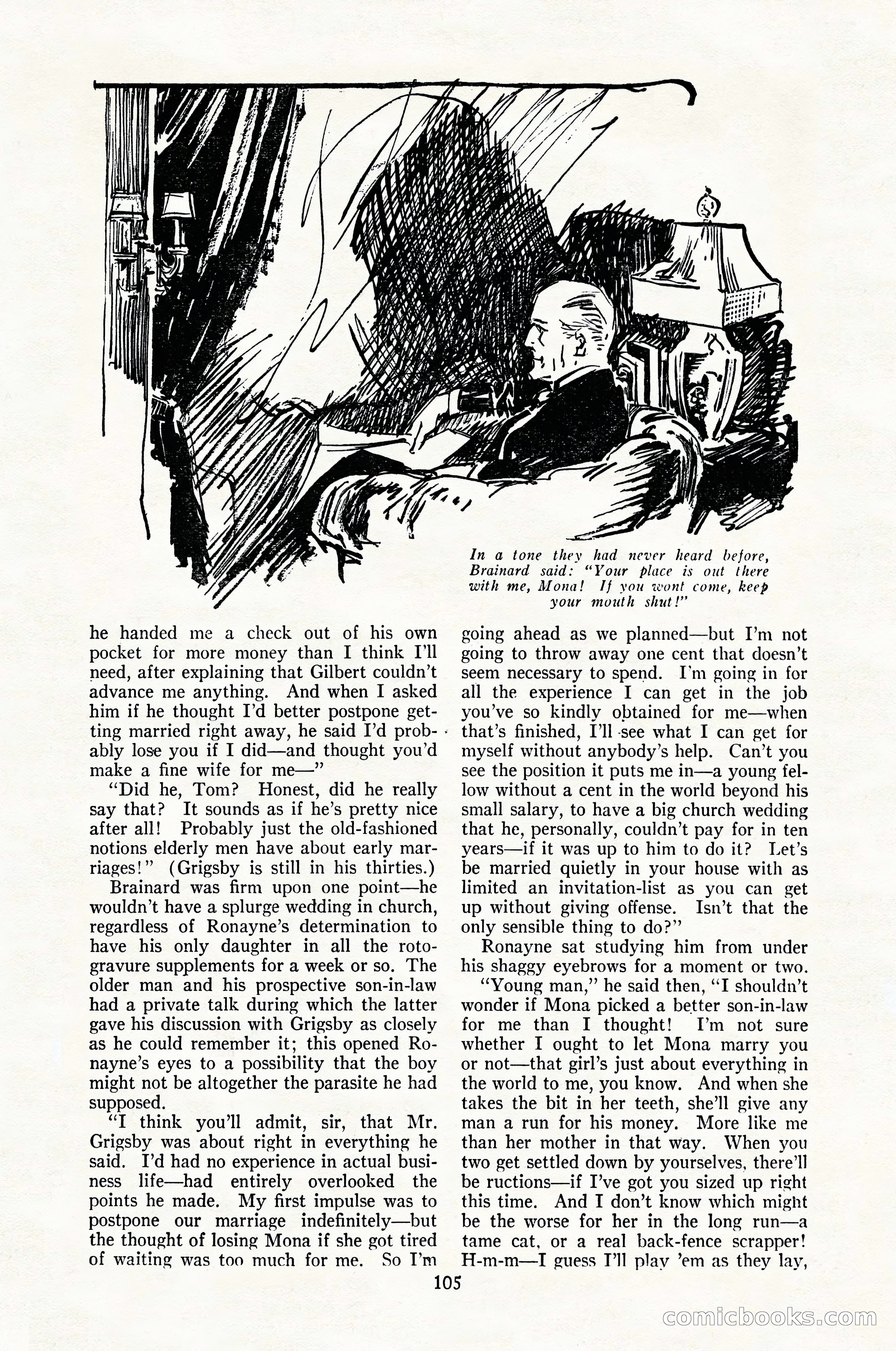 The Illustrated Blue Book Magazine, February 1928 — page 107 of 200