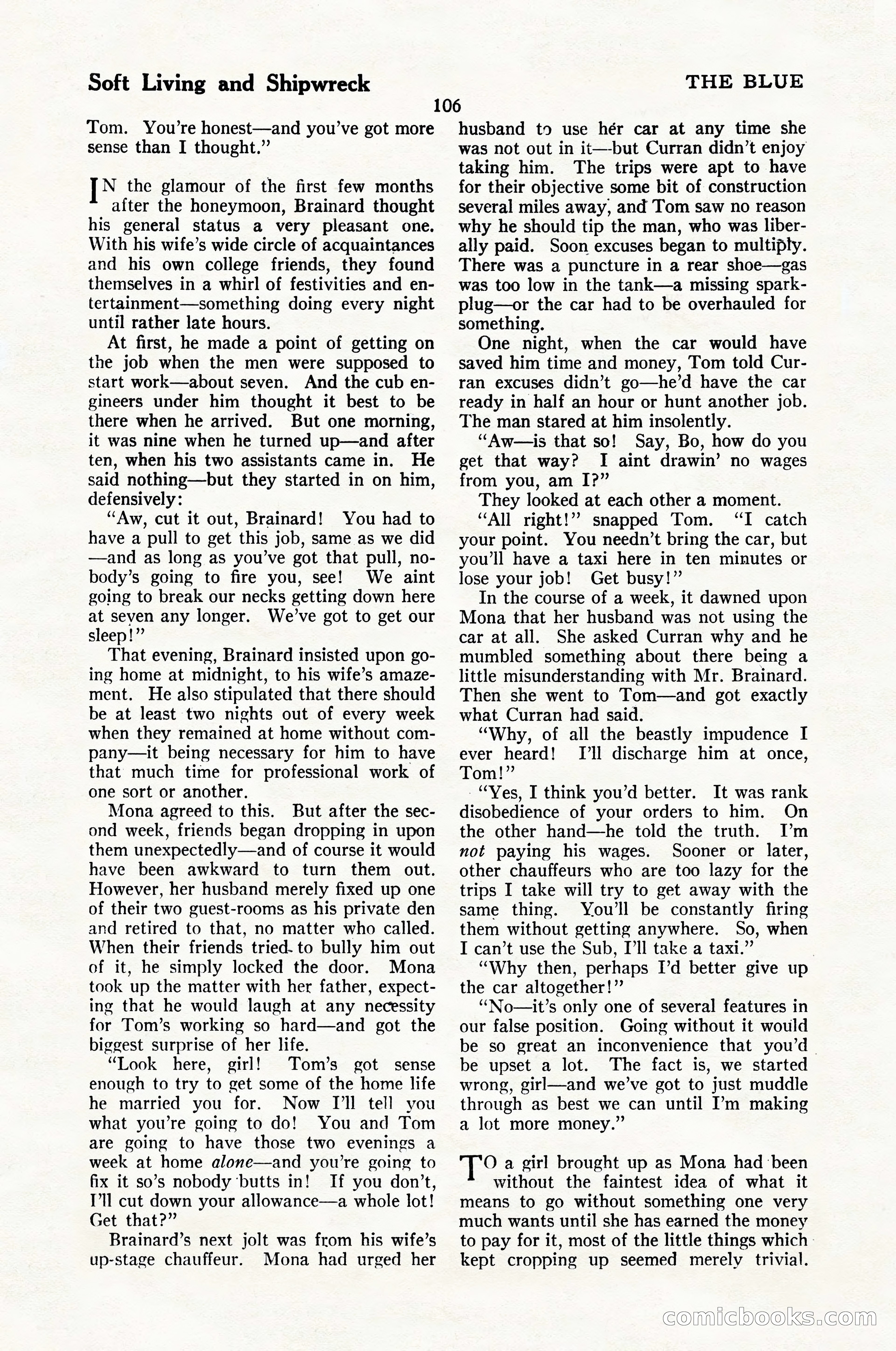 The Illustrated Blue Book Magazine, February 1928 — page 108 of 200
