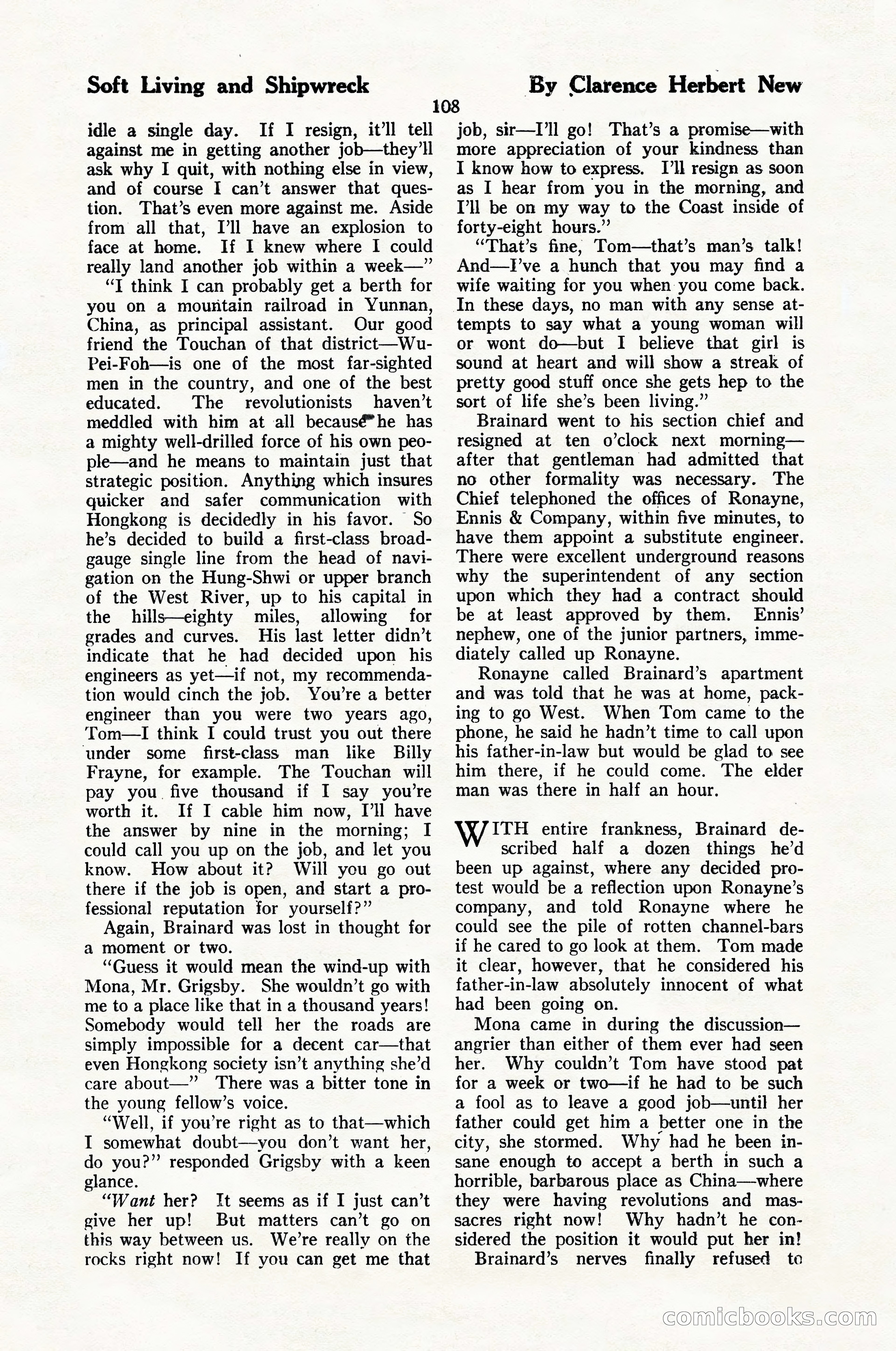The Illustrated Blue Book Magazine, February 1928 — page 110 of 200
