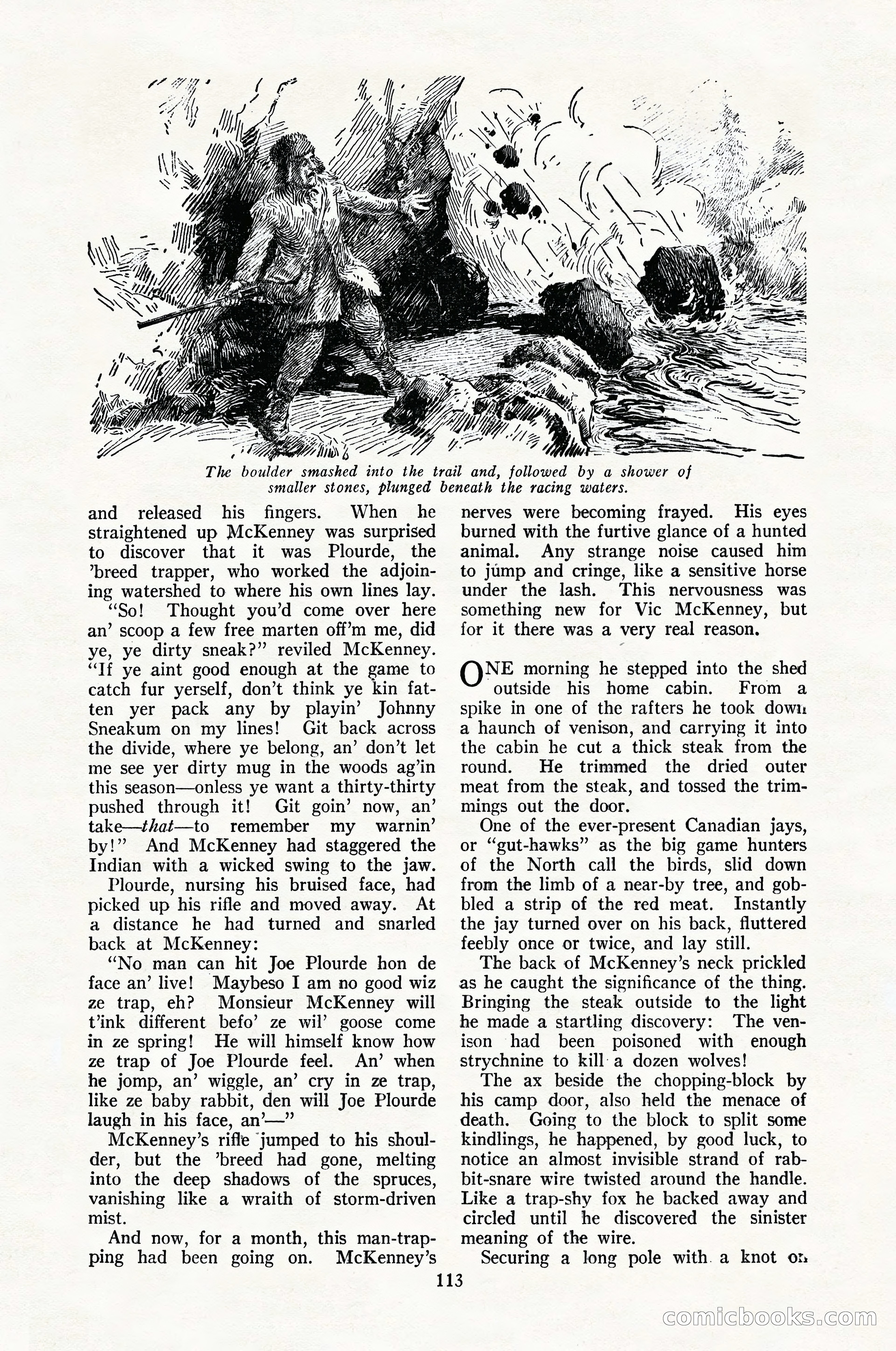 The Illustrated Blue Book Magazine, February 1928 — page 115 of 200