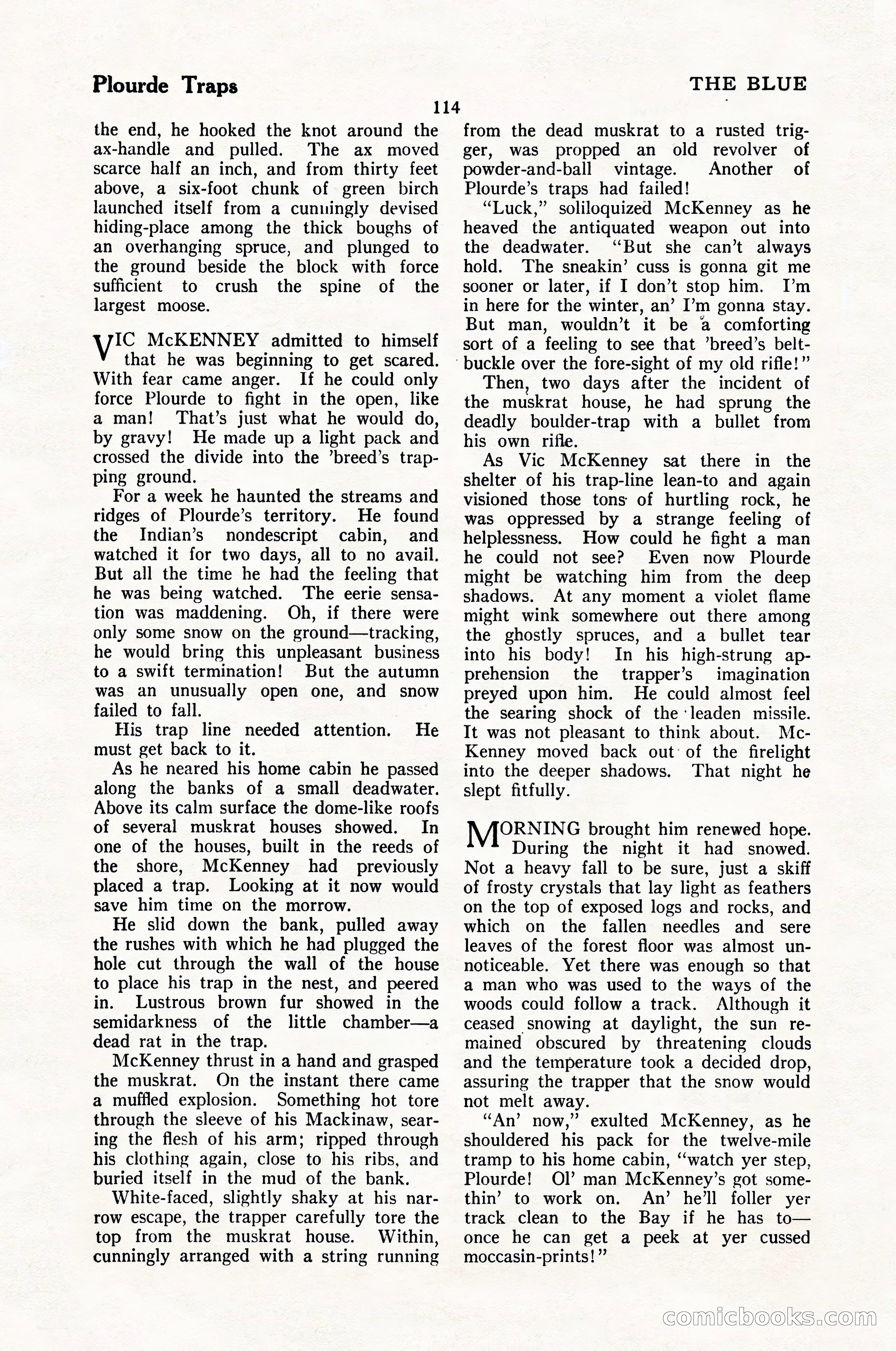 The Illustrated Blue Book Magazine, February 1928 — page 116 of 200