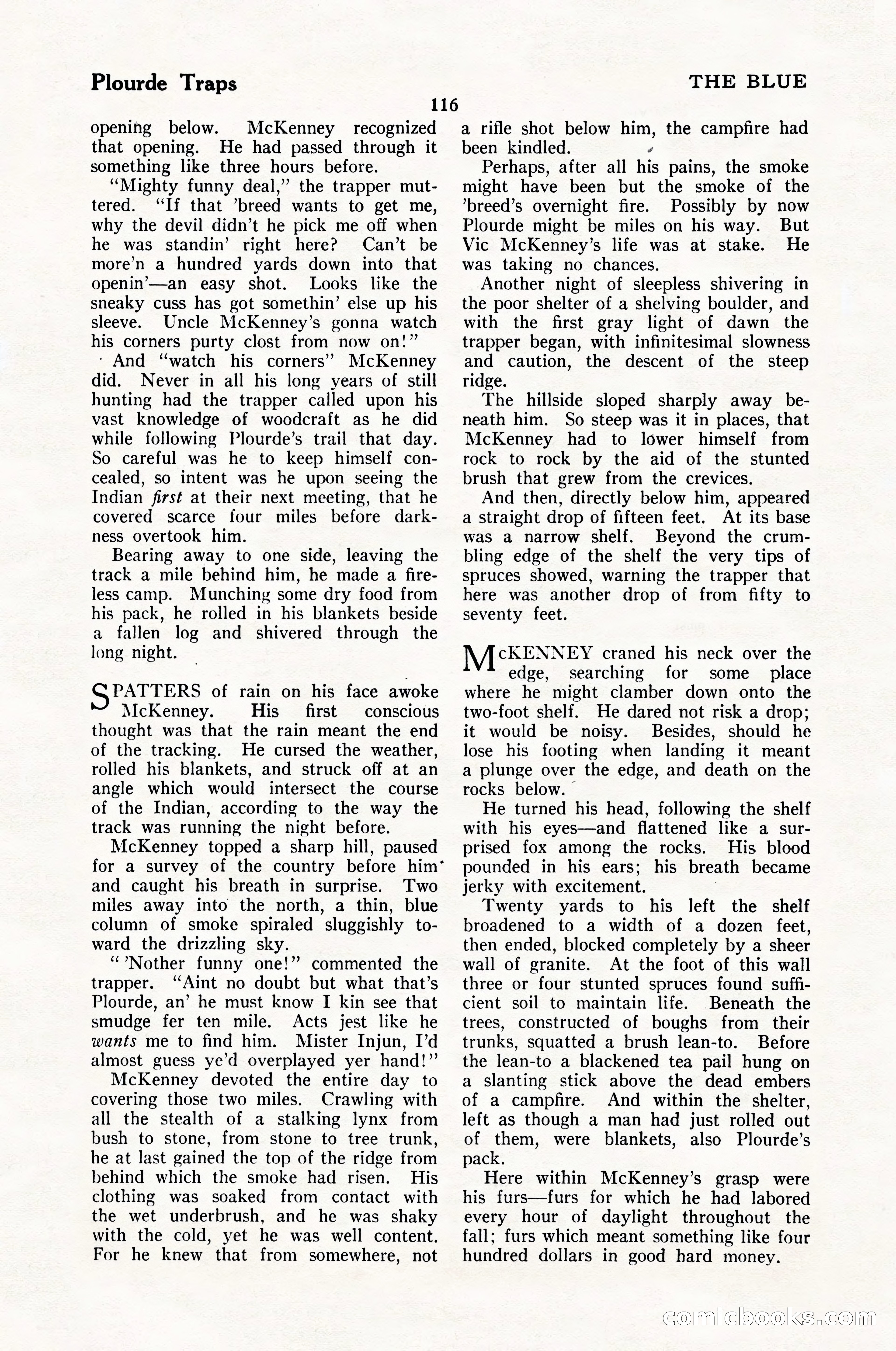 The Illustrated Blue Book Magazine, February 1928 — page 118 of 200