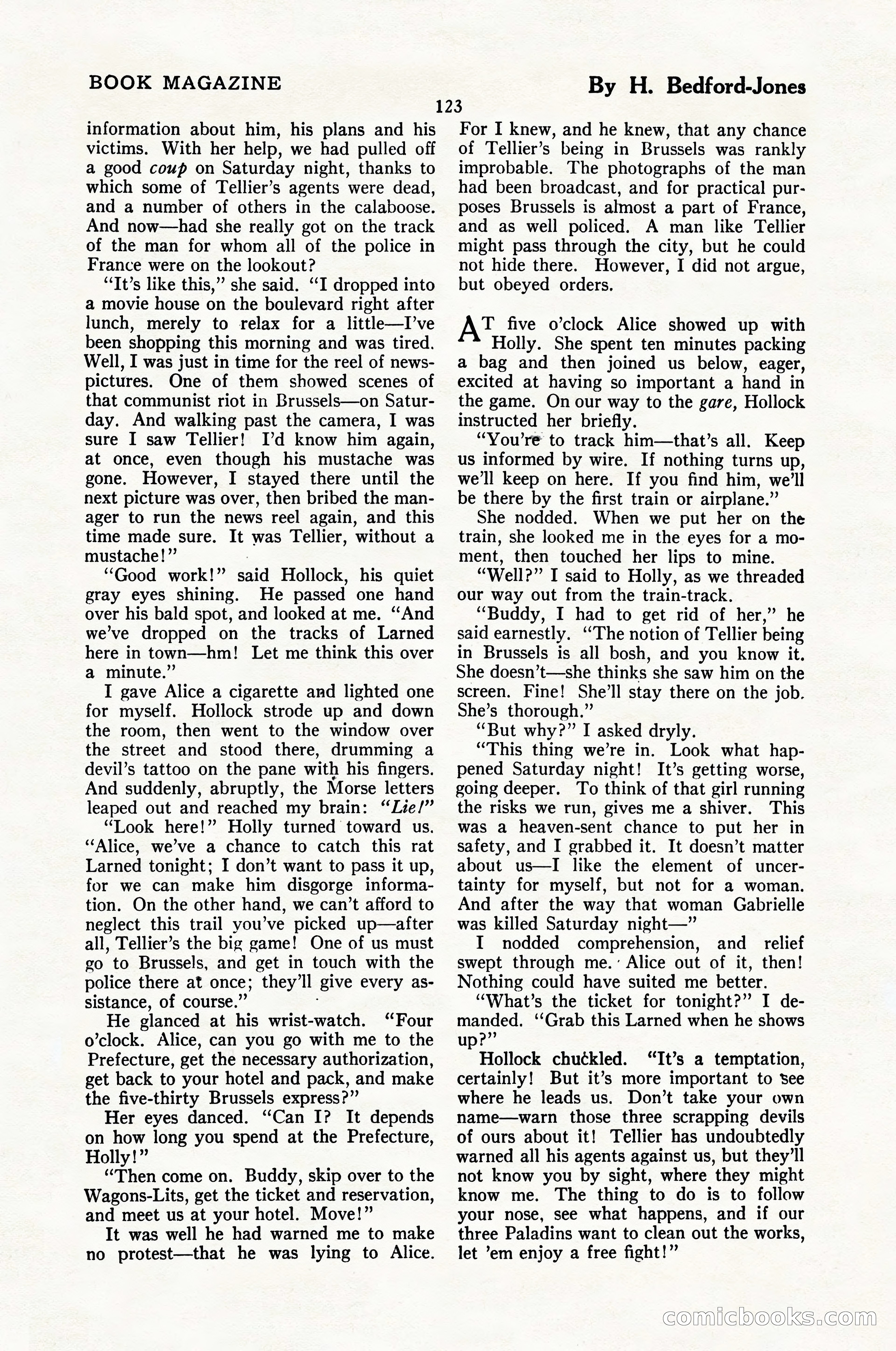 The Illustrated Blue Book Magazine, February 1928 — page 125 of 200