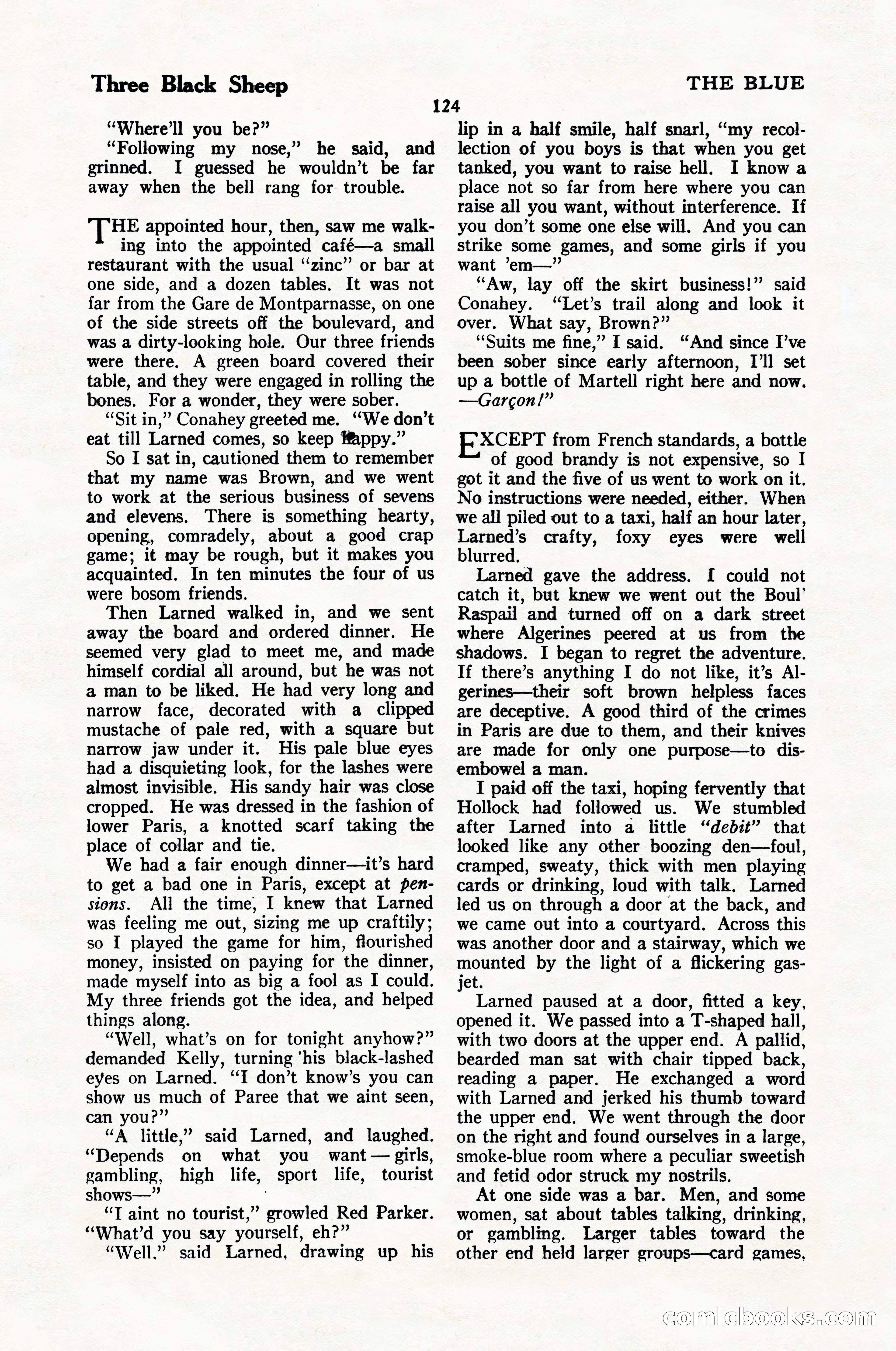 The Illustrated Blue Book Magazine, February 1928 — page 126 of 200