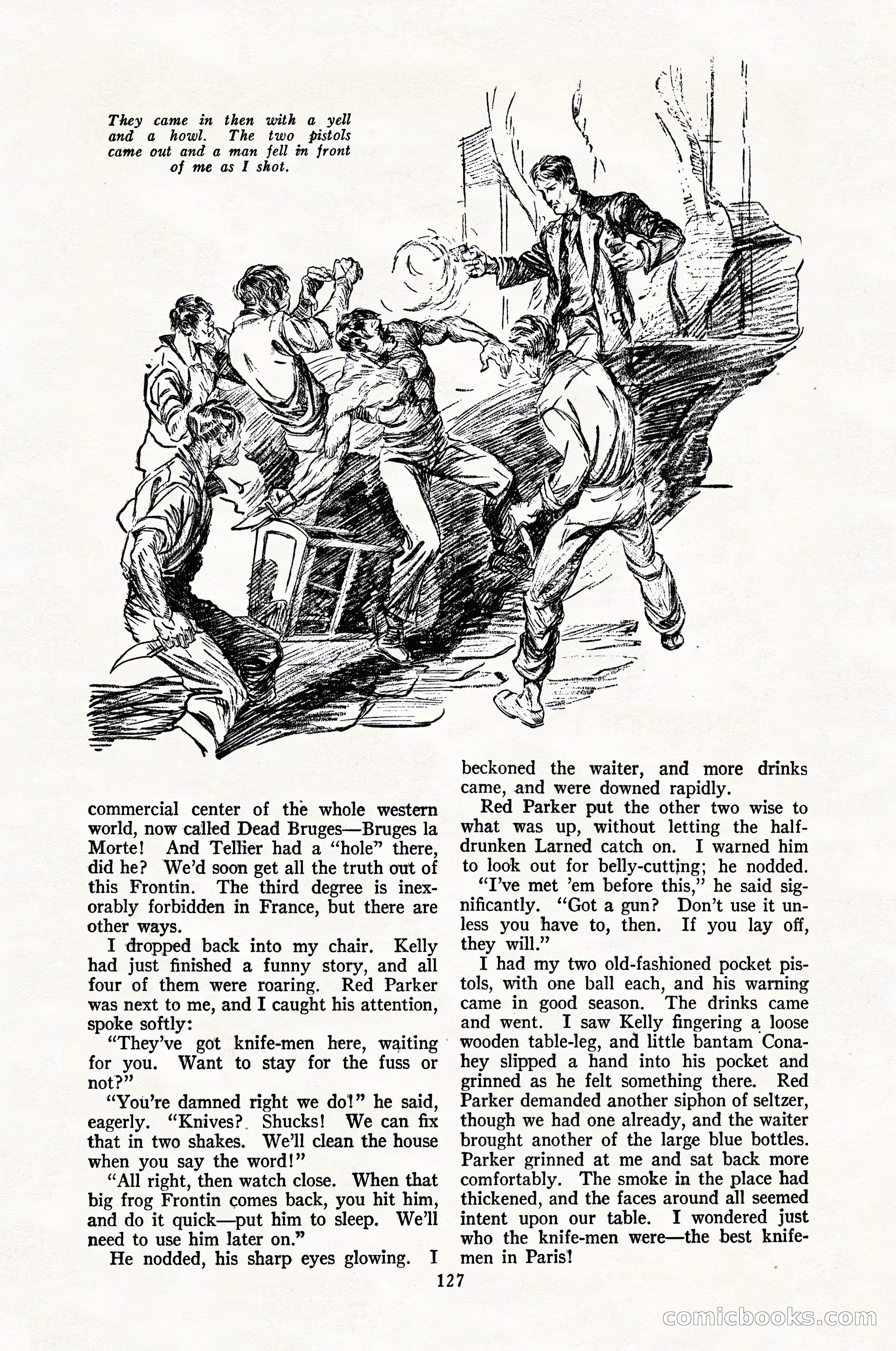 The Illustrated Blue Book Magazine, February 1928 — page 129 of 200
