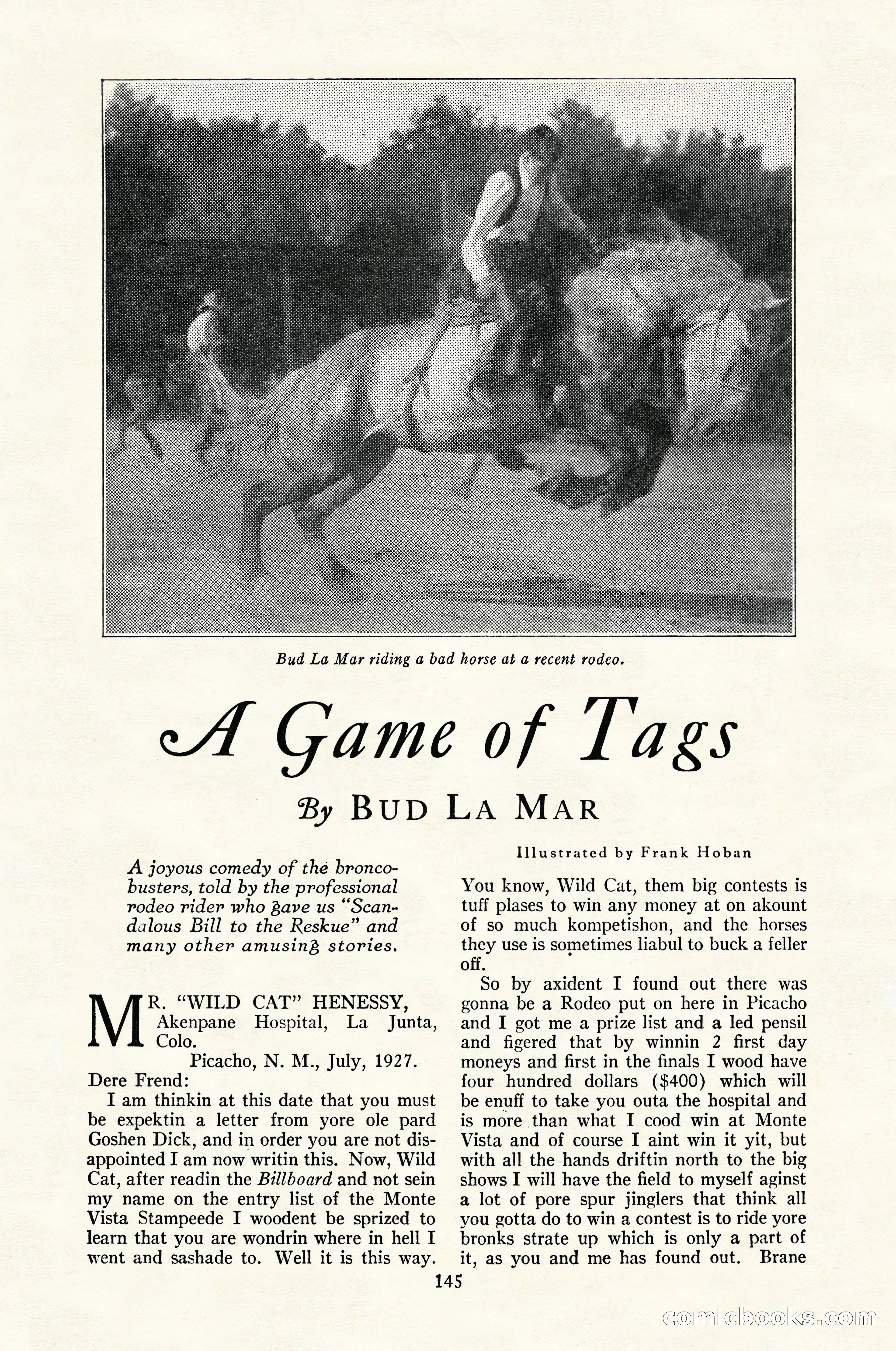 The Illustrated Blue Book Magazine, February 1928 — page 147 of 200
