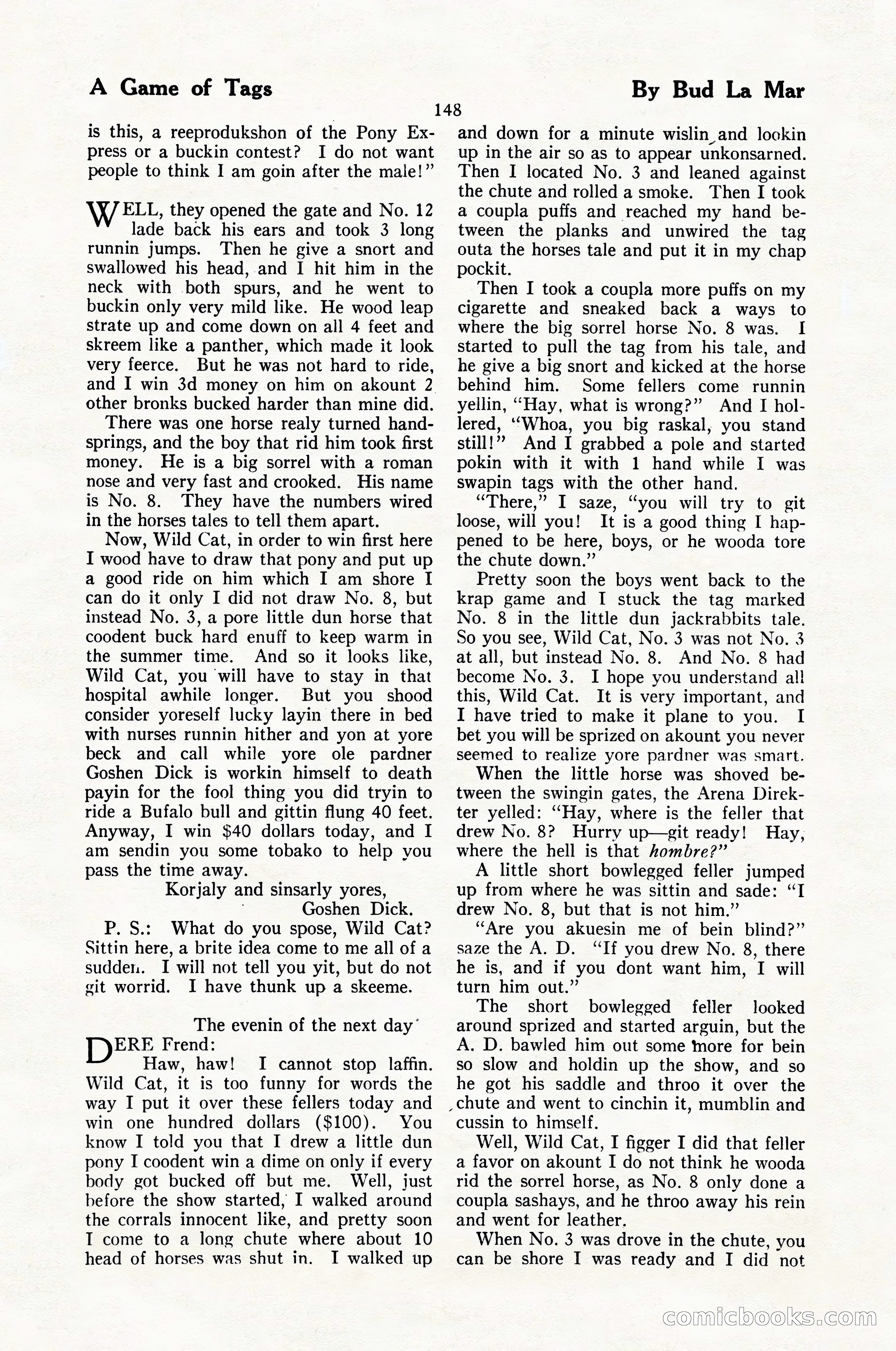 The Illustrated Blue Book Magazine, February 1928 — page 150 of 200