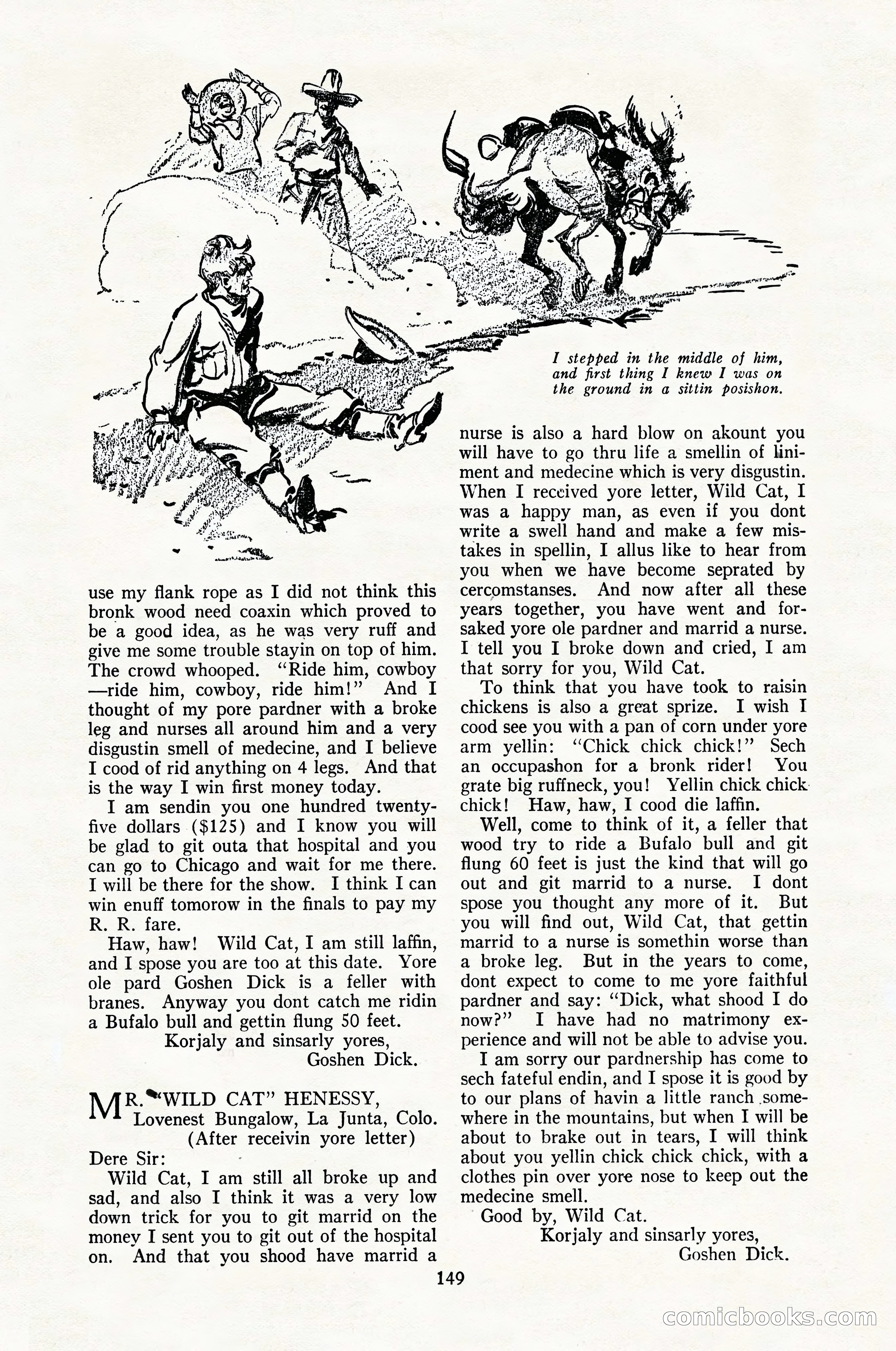 The Illustrated Blue Book Magazine, February 1928 — page 151 of 200