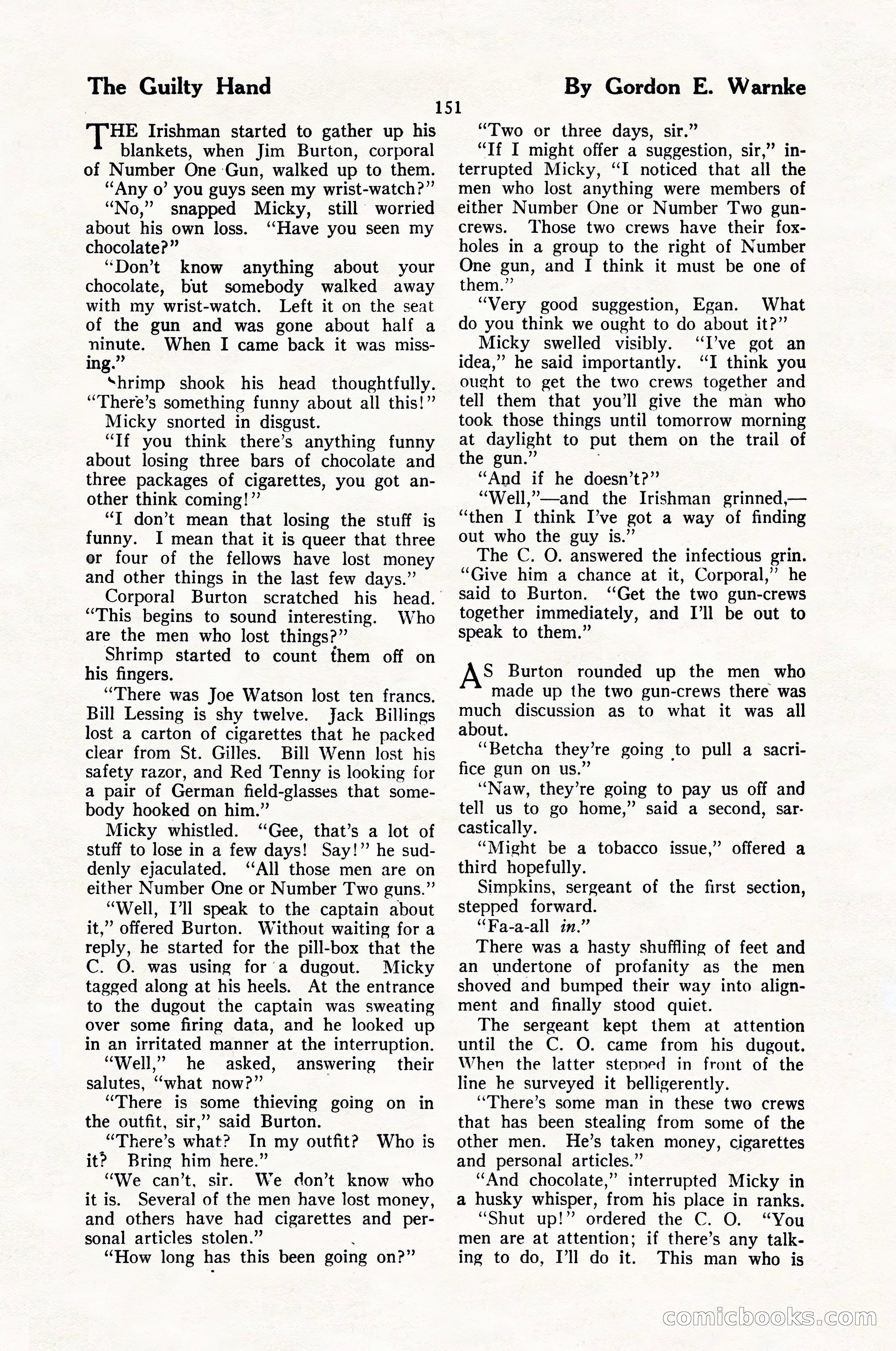 The Illustrated Blue Book Magazine, February 1928 — page 153 of 200