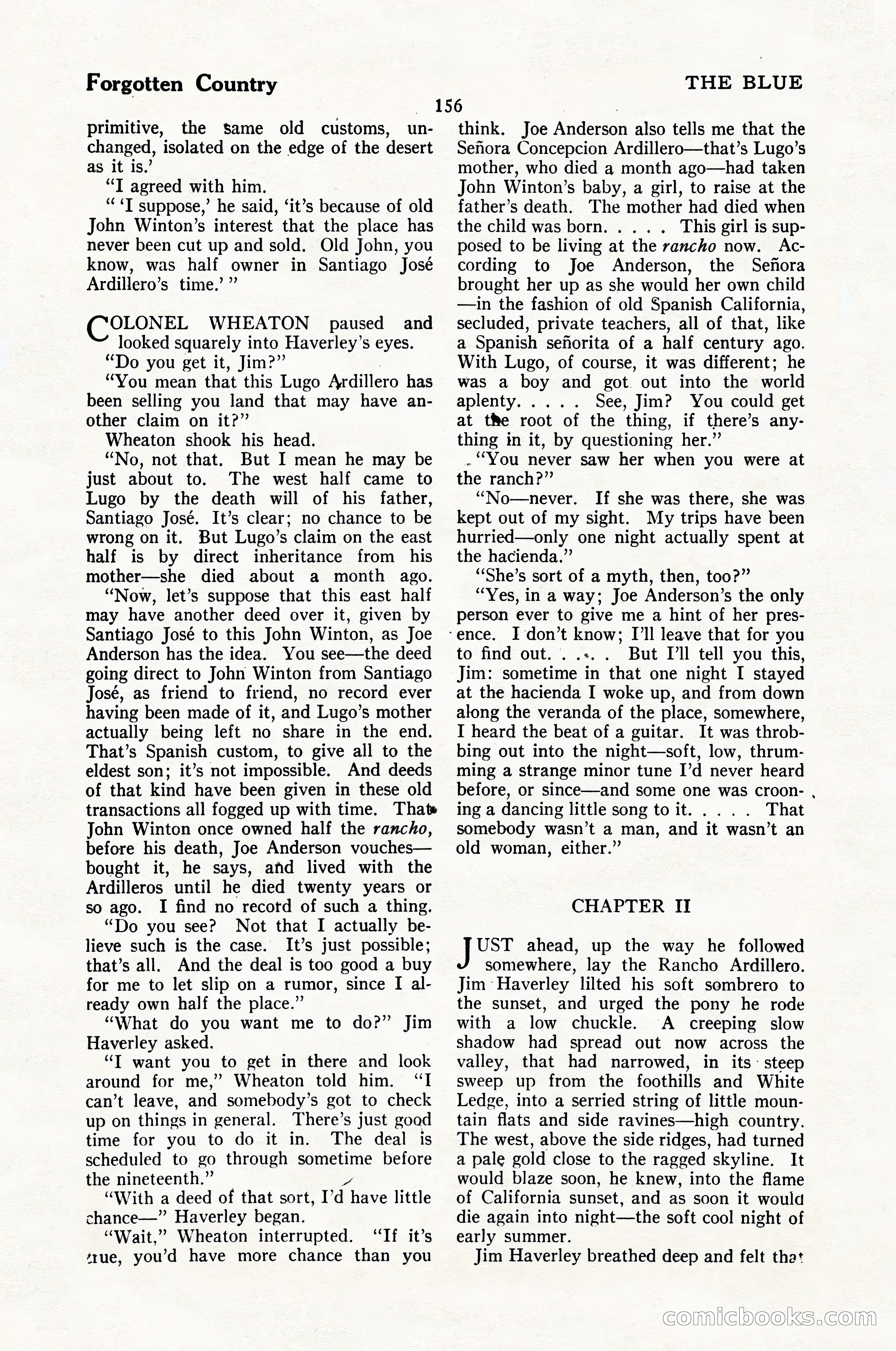 The Illustrated Blue Book Magazine, February 1928 — page 158 of 200