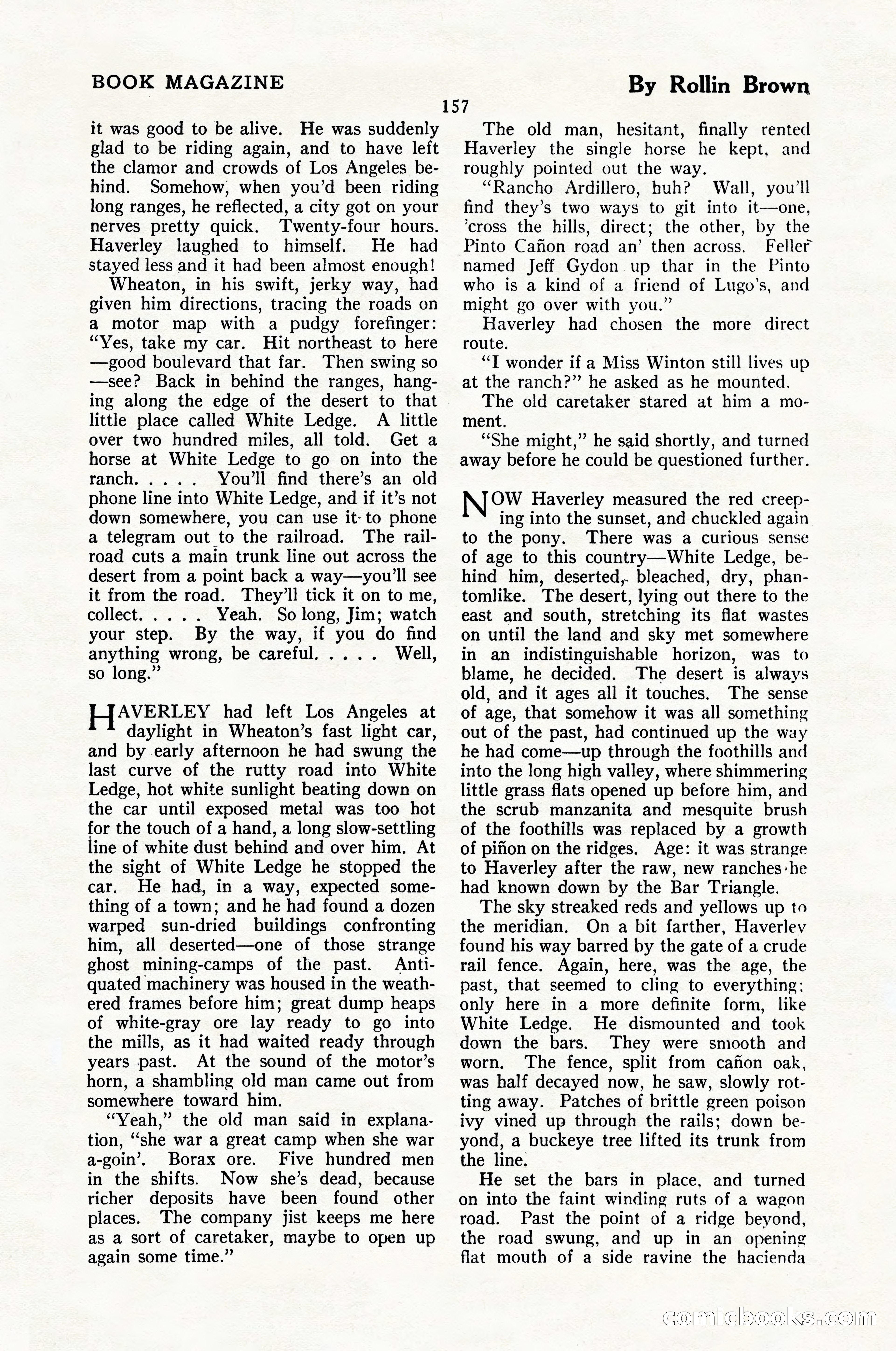 The Illustrated Blue Book Magazine, February 1928 — page 159 of 200