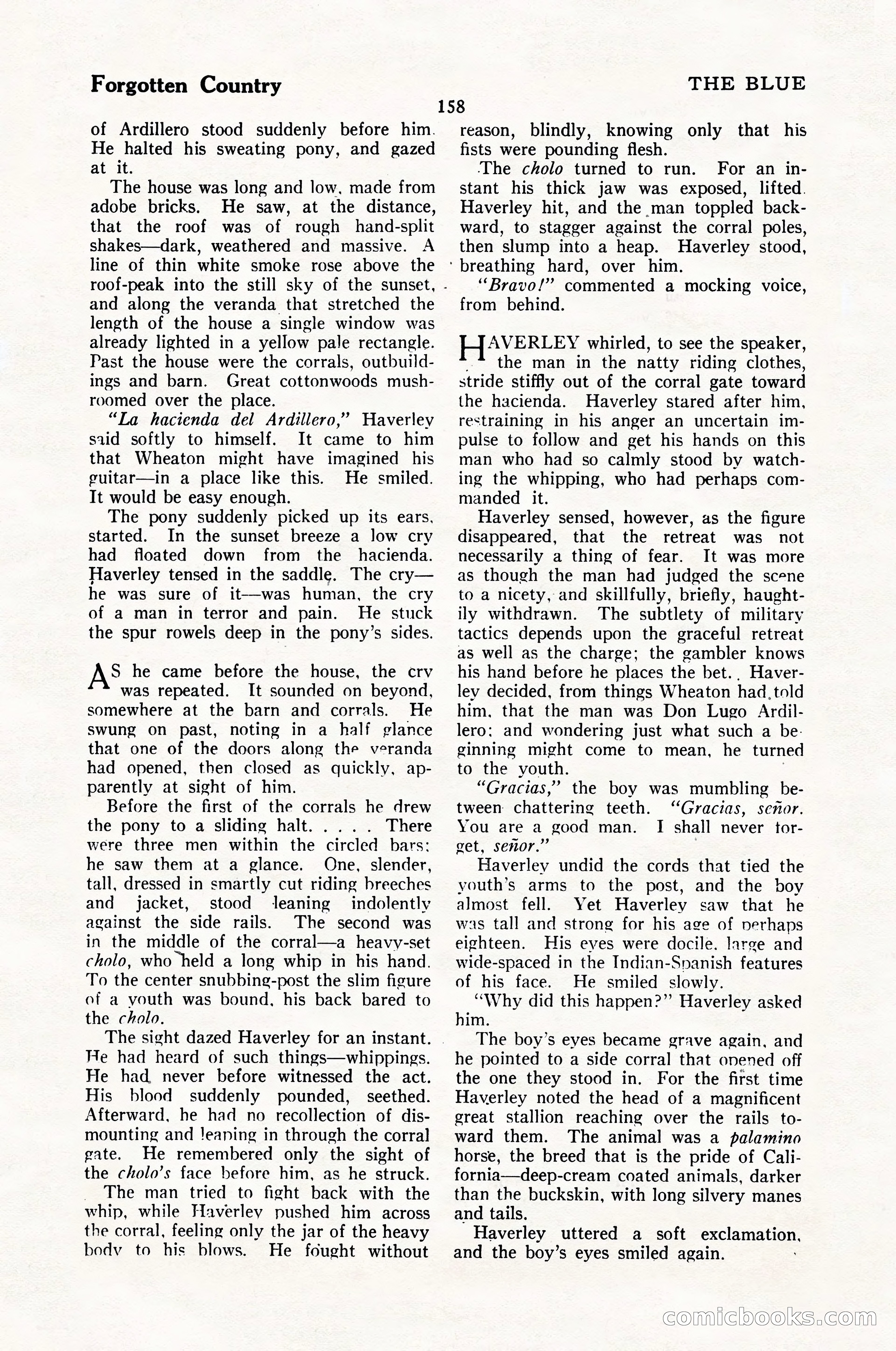 The Illustrated Blue Book Magazine, February 1928 — page 160 of 200