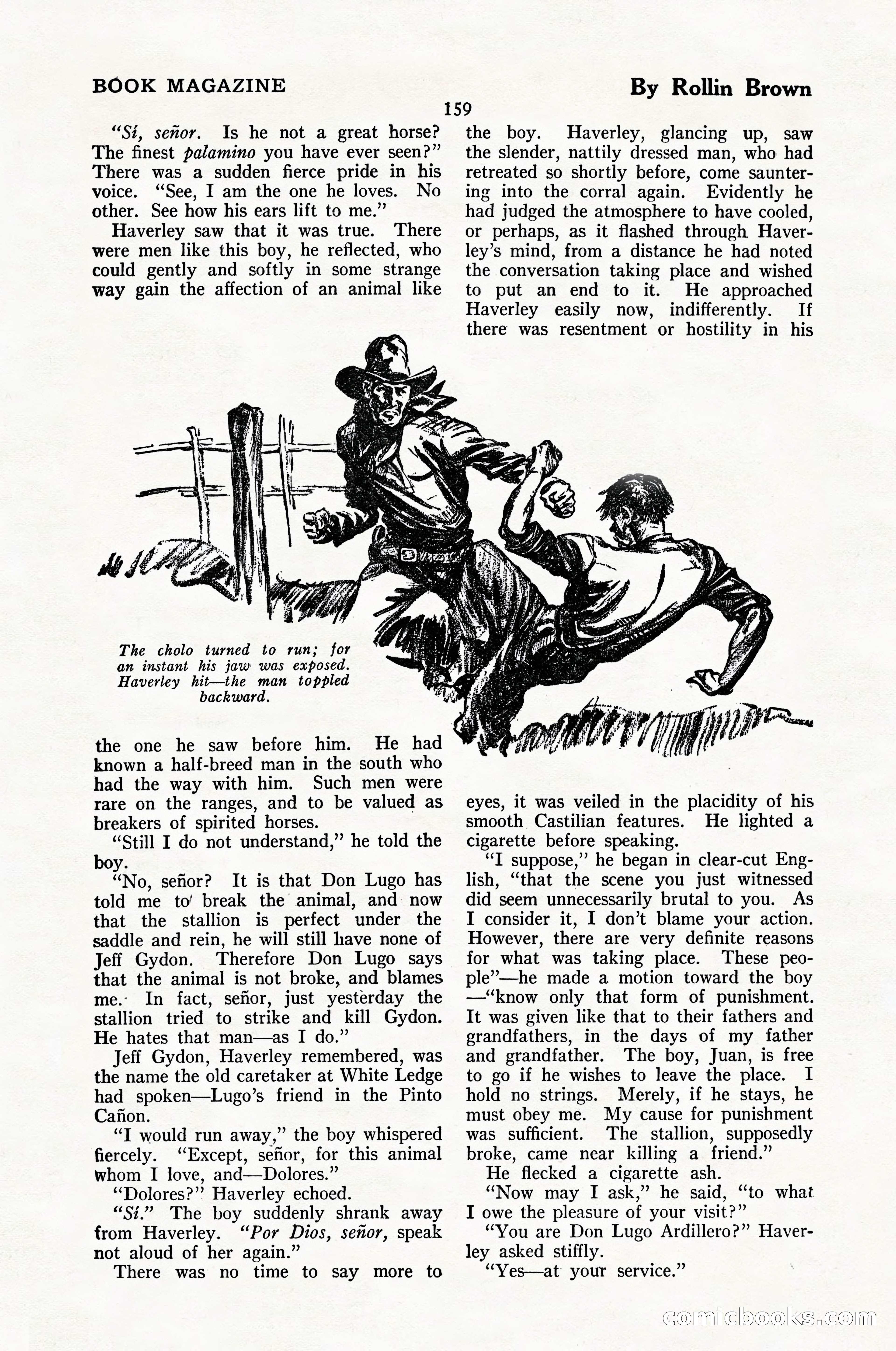 The Illustrated Blue Book Magazine, February 1928 — page 161 of 200