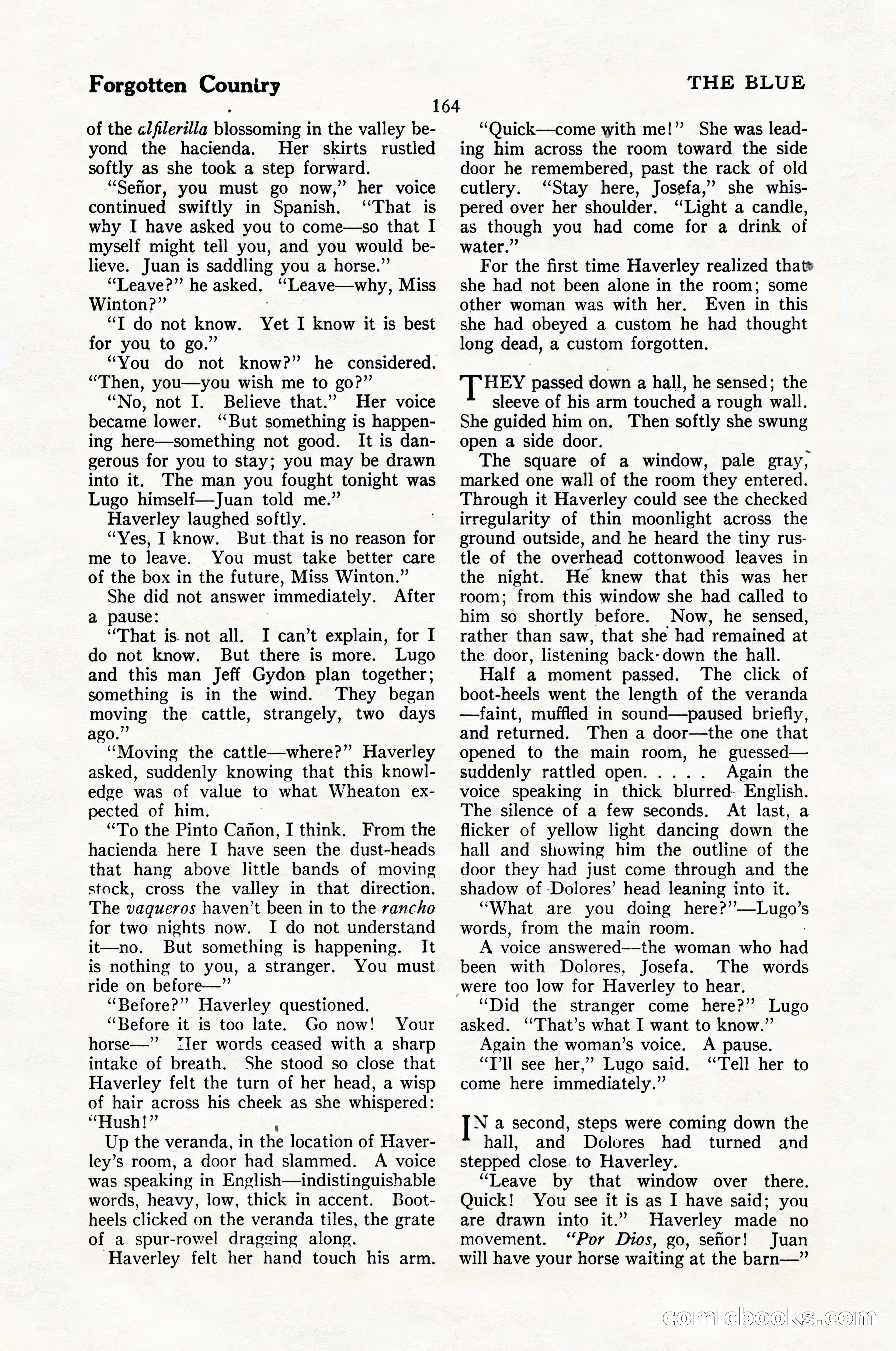 The Illustrated Blue Book Magazine, February 1928 — page 166 of 200