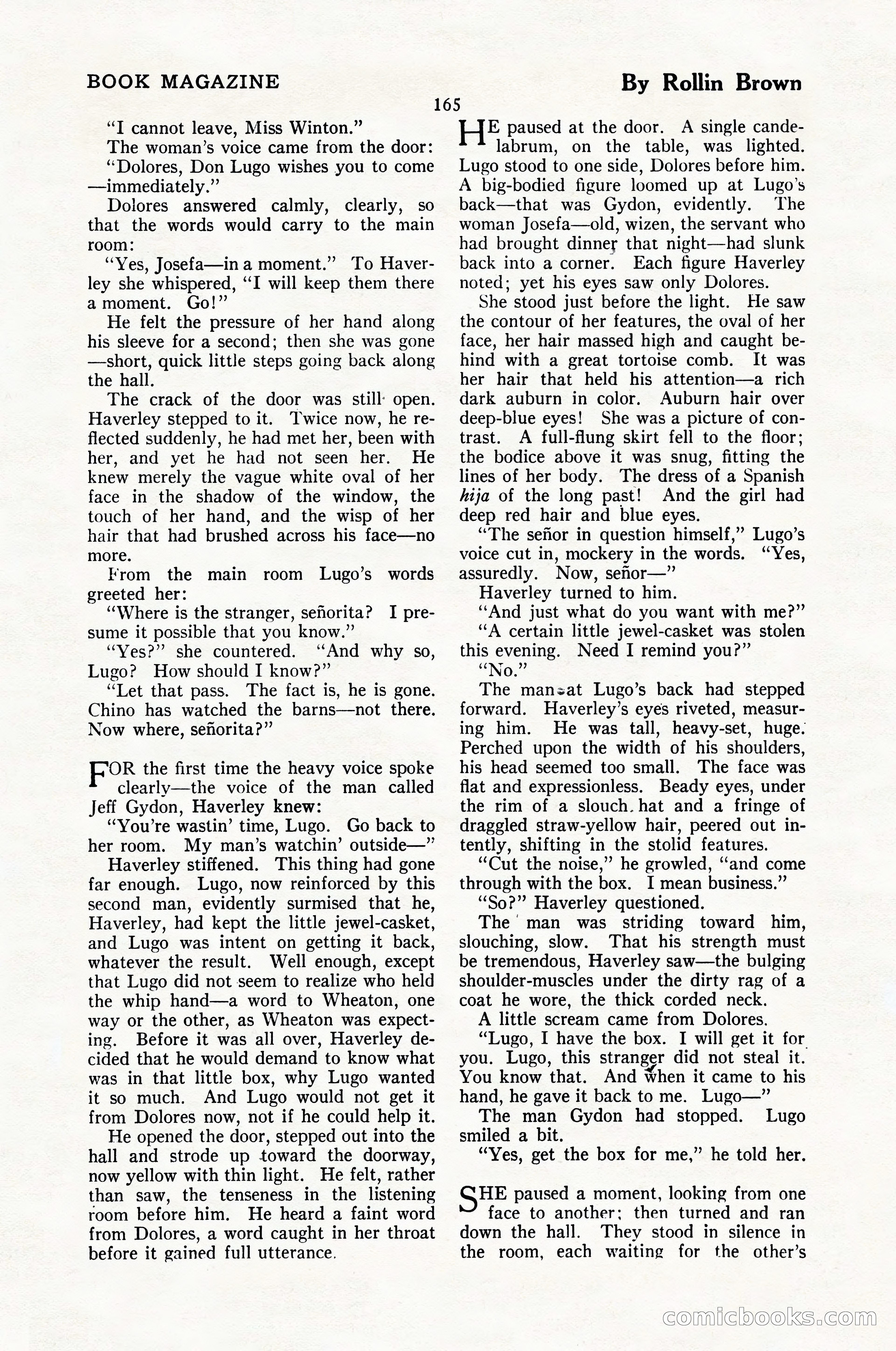 The Illustrated Blue Book Magazine, February 1928 — page 167 of 200