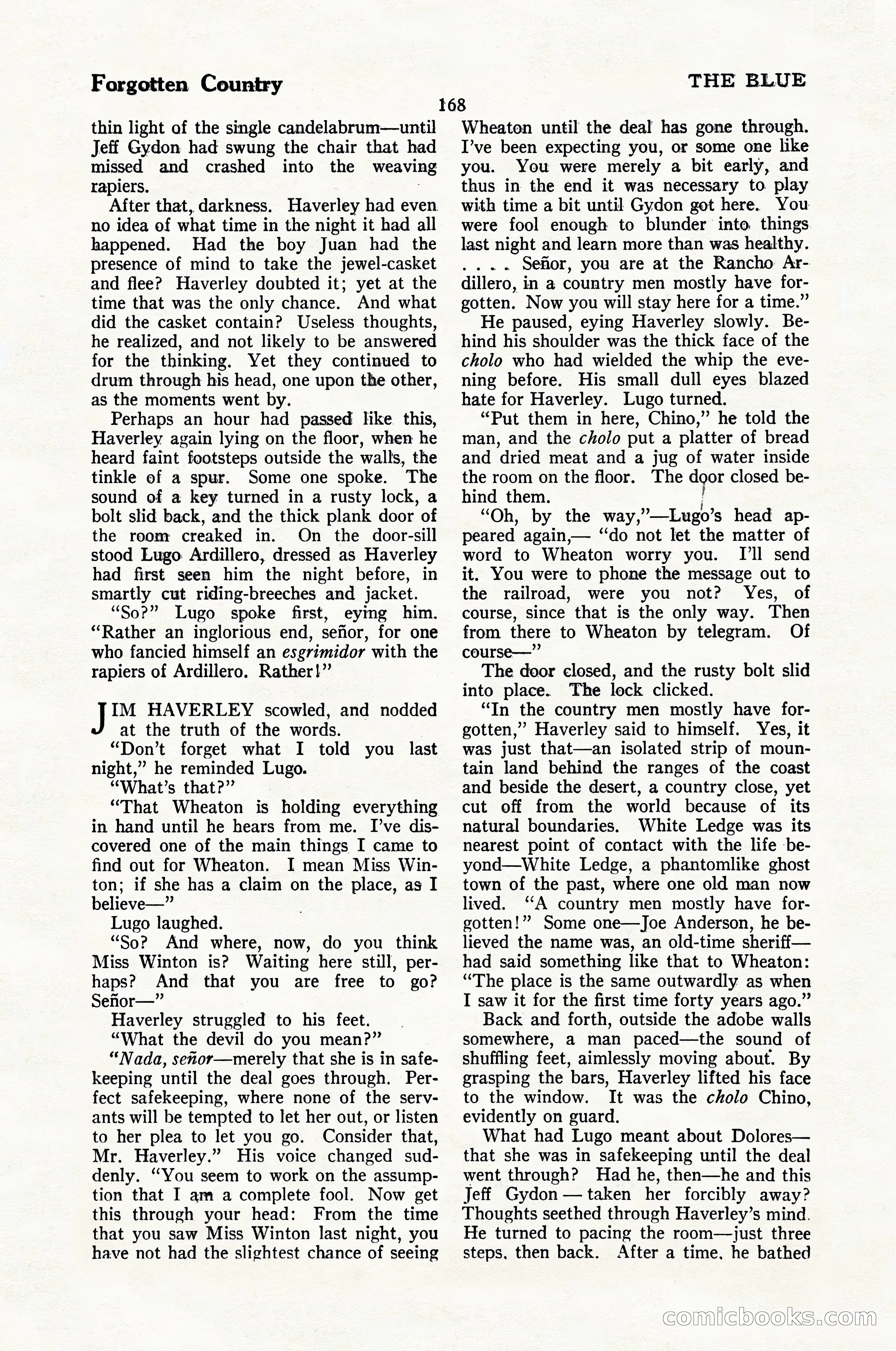 The Illustrated Blue Book Magazine, February 1928 — page 170 of 200