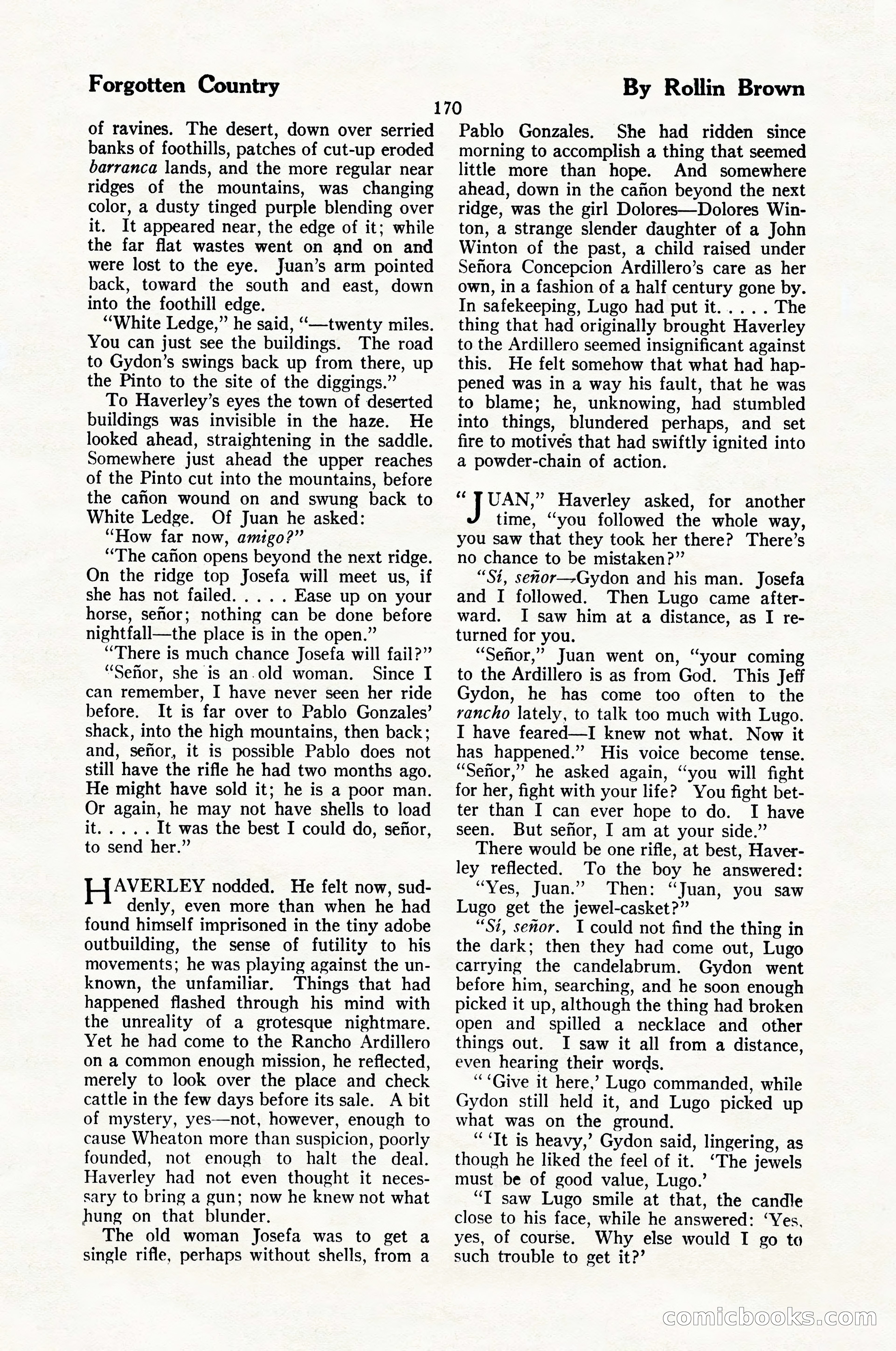 The Illustrated Blue Book Magazine, February 1928 — page 172 of 200