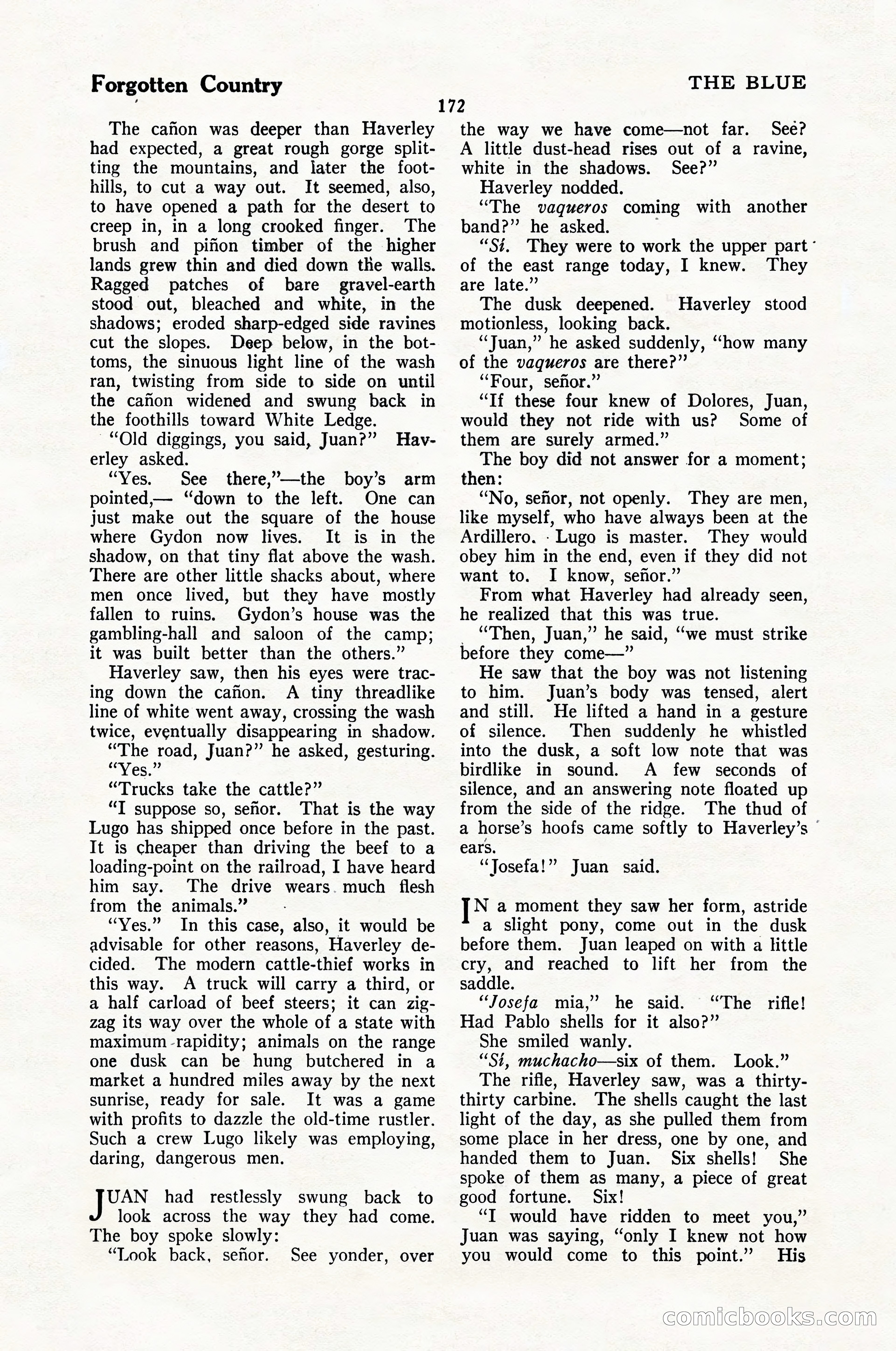 The Illustrated Blue Book Magazine, February 1928 — page 174 of 200