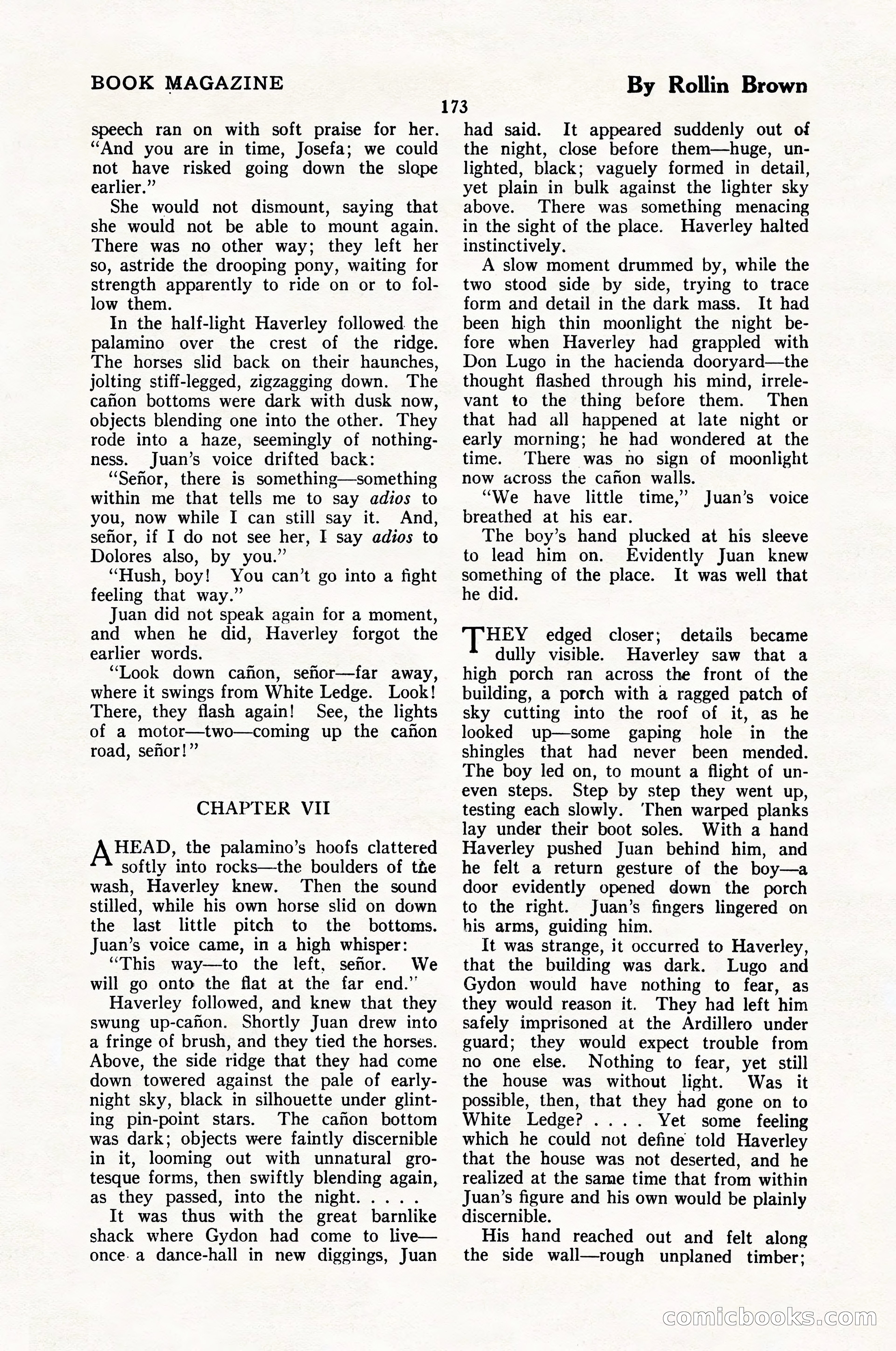 The Illustrated Blue Book Magazine, February 1928 — page 175 of 200