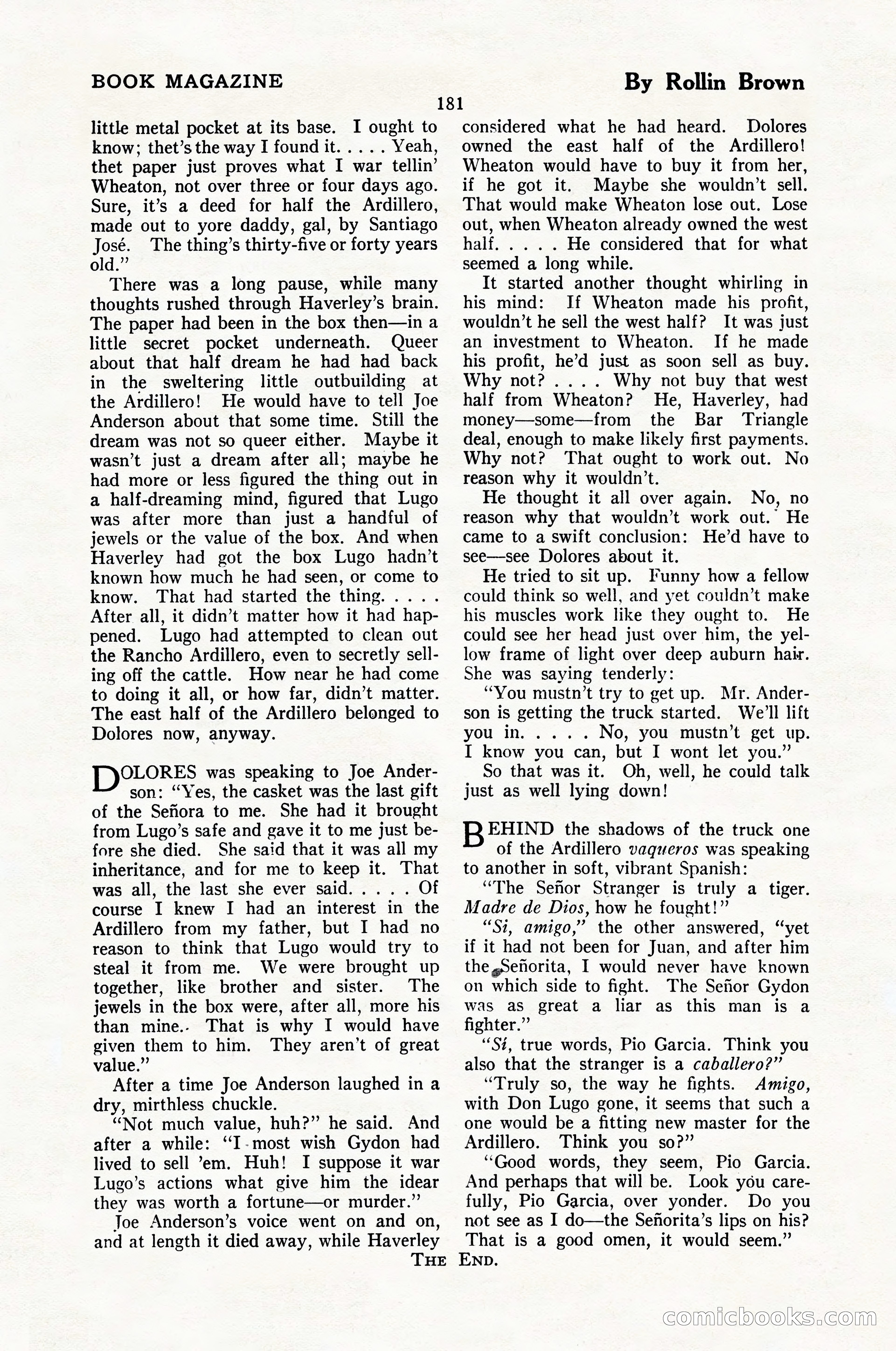 The Illustrated Blue Book Magazine, February 1928 — page 183 of 200