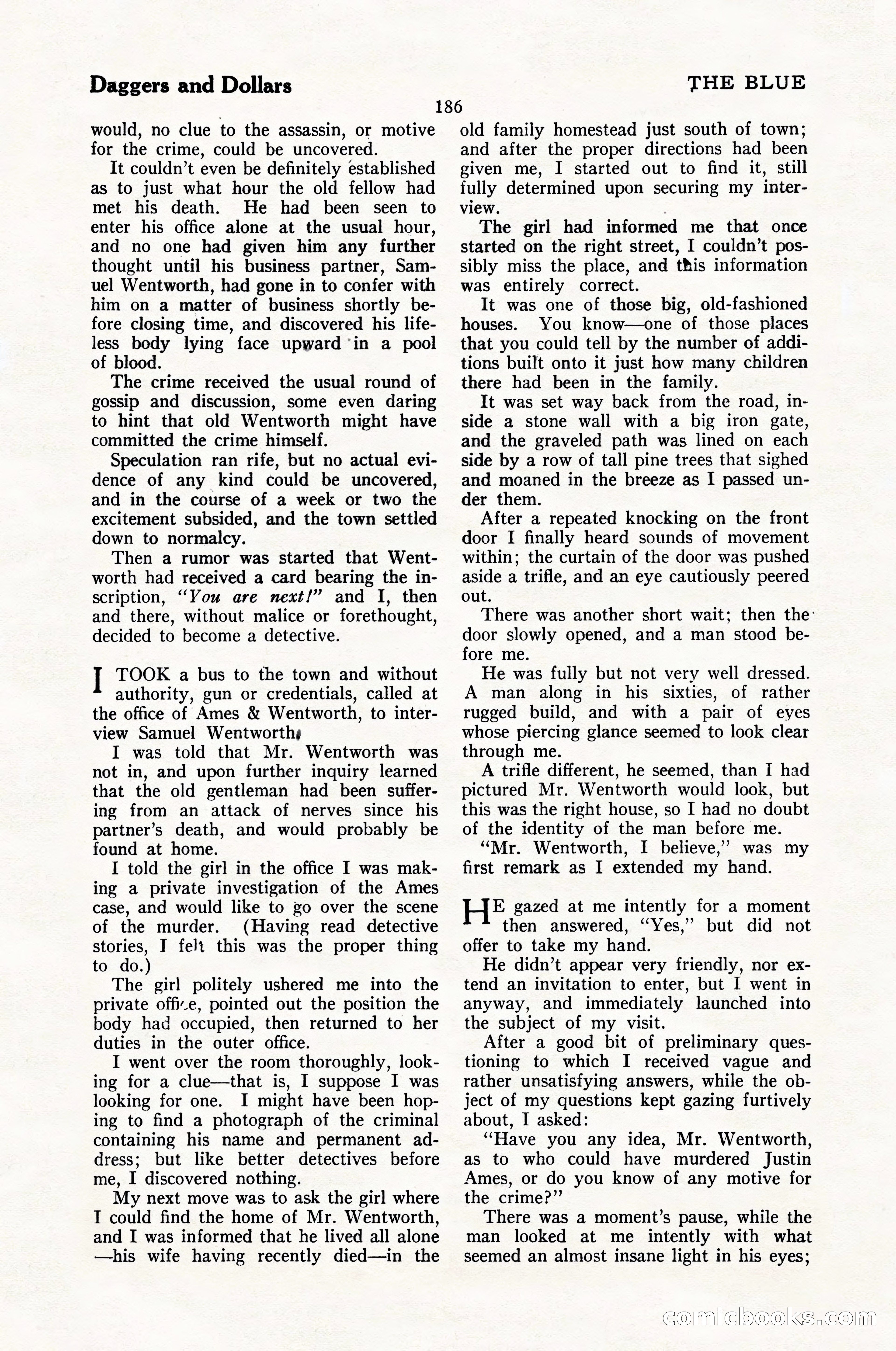 The Illustrated Blue Book Magazine, February 1928 — page 188 of 200