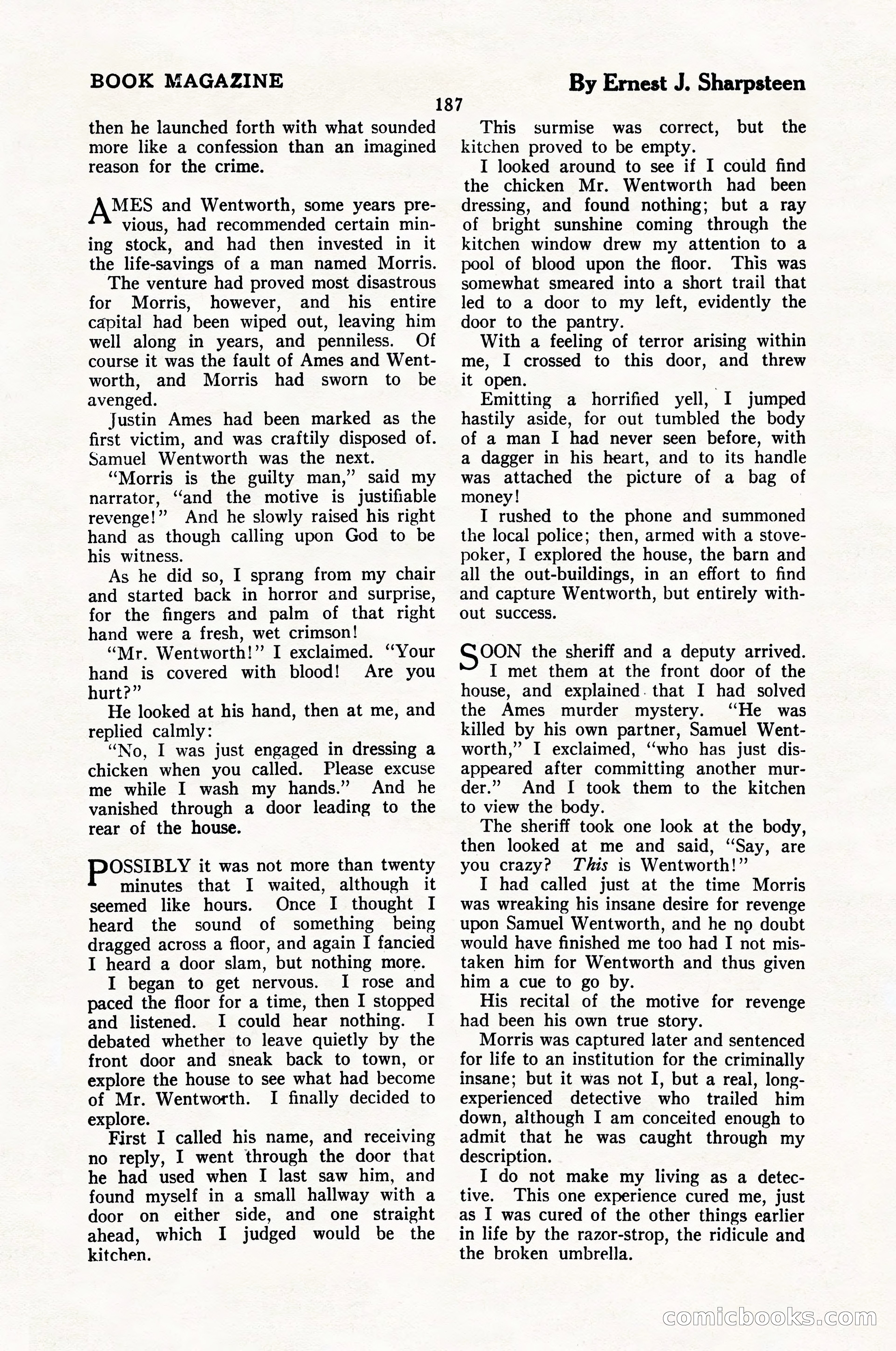 The Illustrated Blue Book Magazine, February 1928 — page 189 of 200