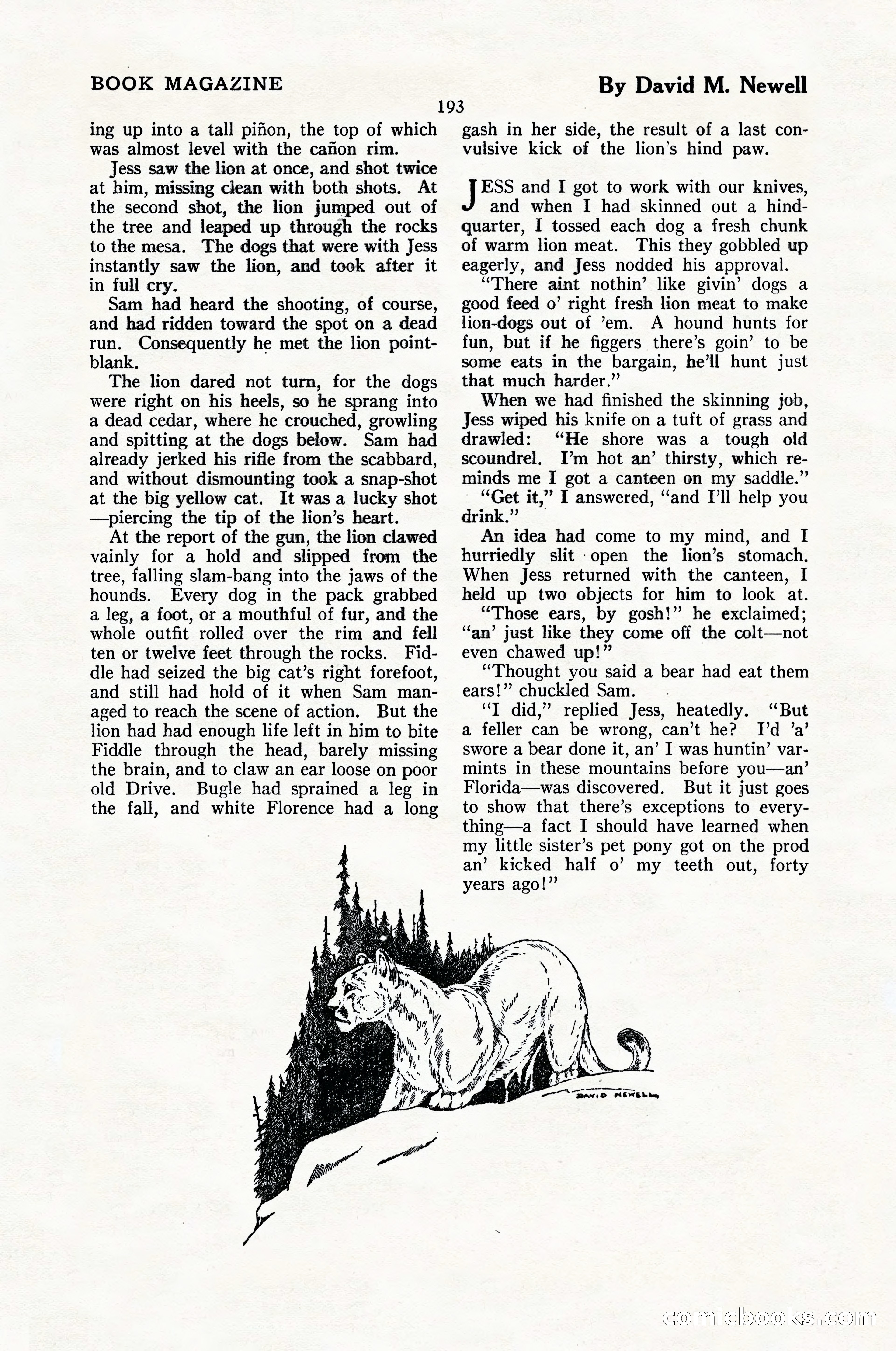 The Illustrated Blue Book Magazine, February 1928 — page 195 of 200