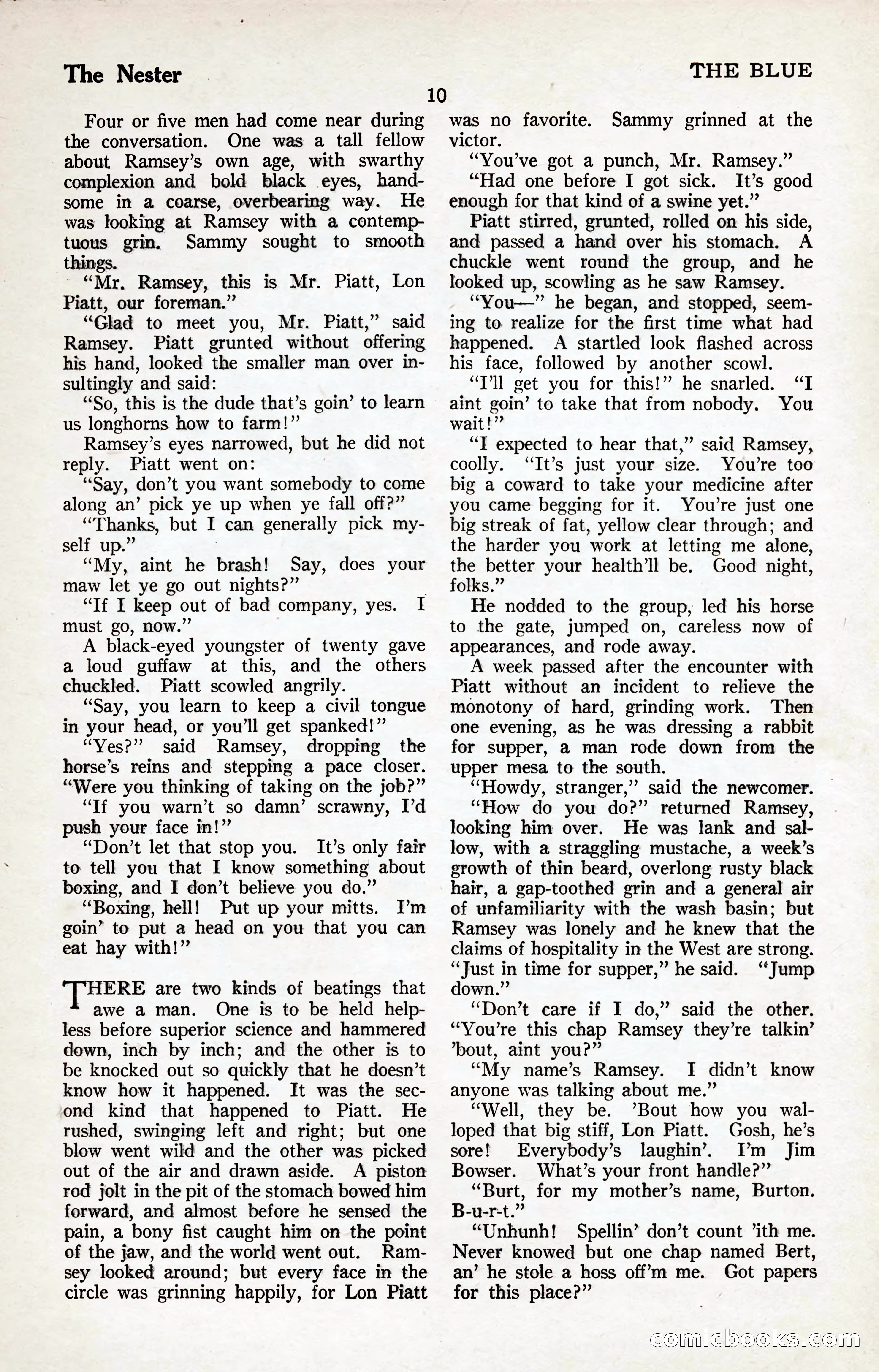 The Illustrated Blue Book Magazine, January 1927 — page 12 of 208