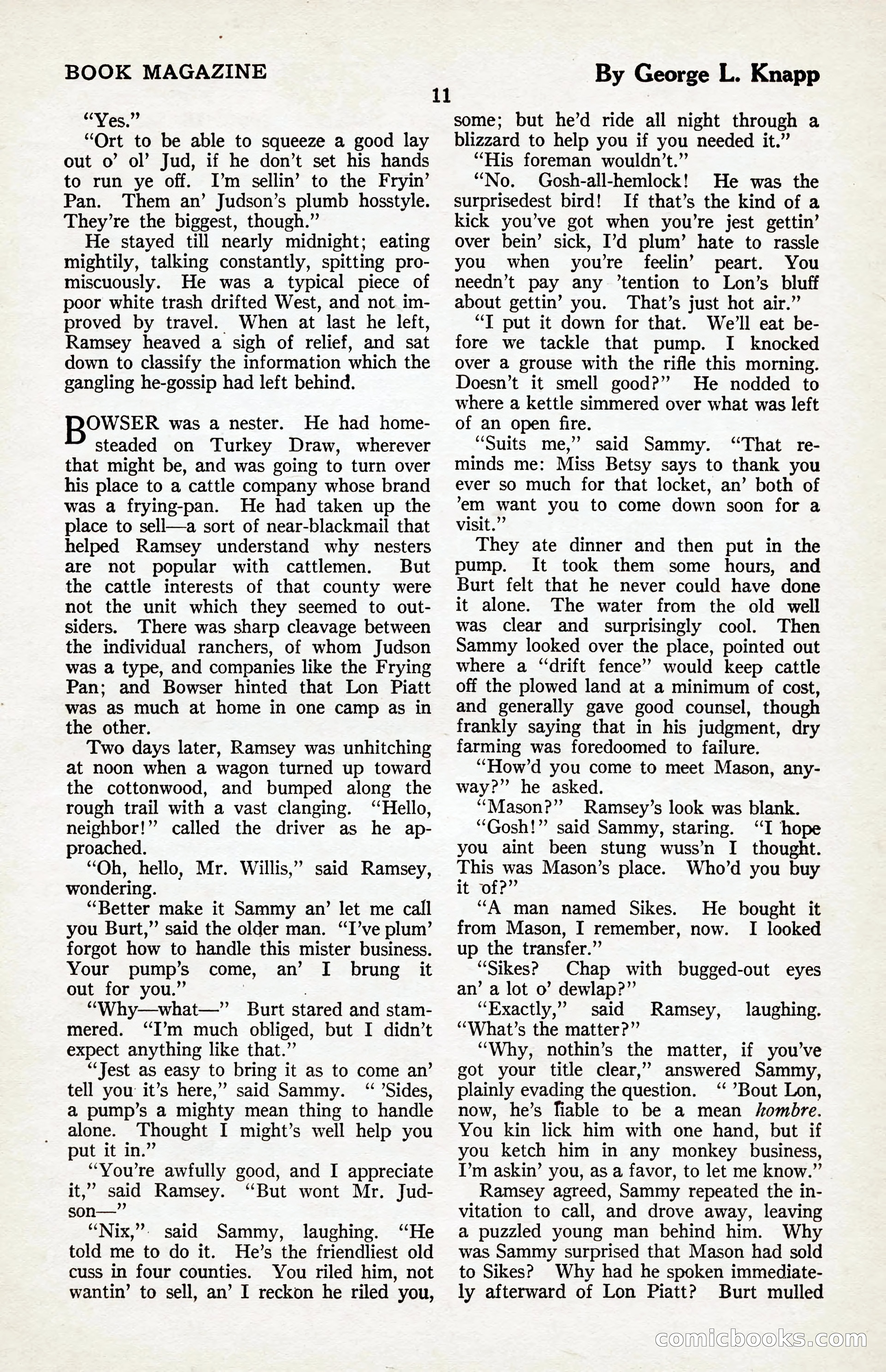 The Illustrated Blue Book Magazine, January 1927 — page 13 of 208