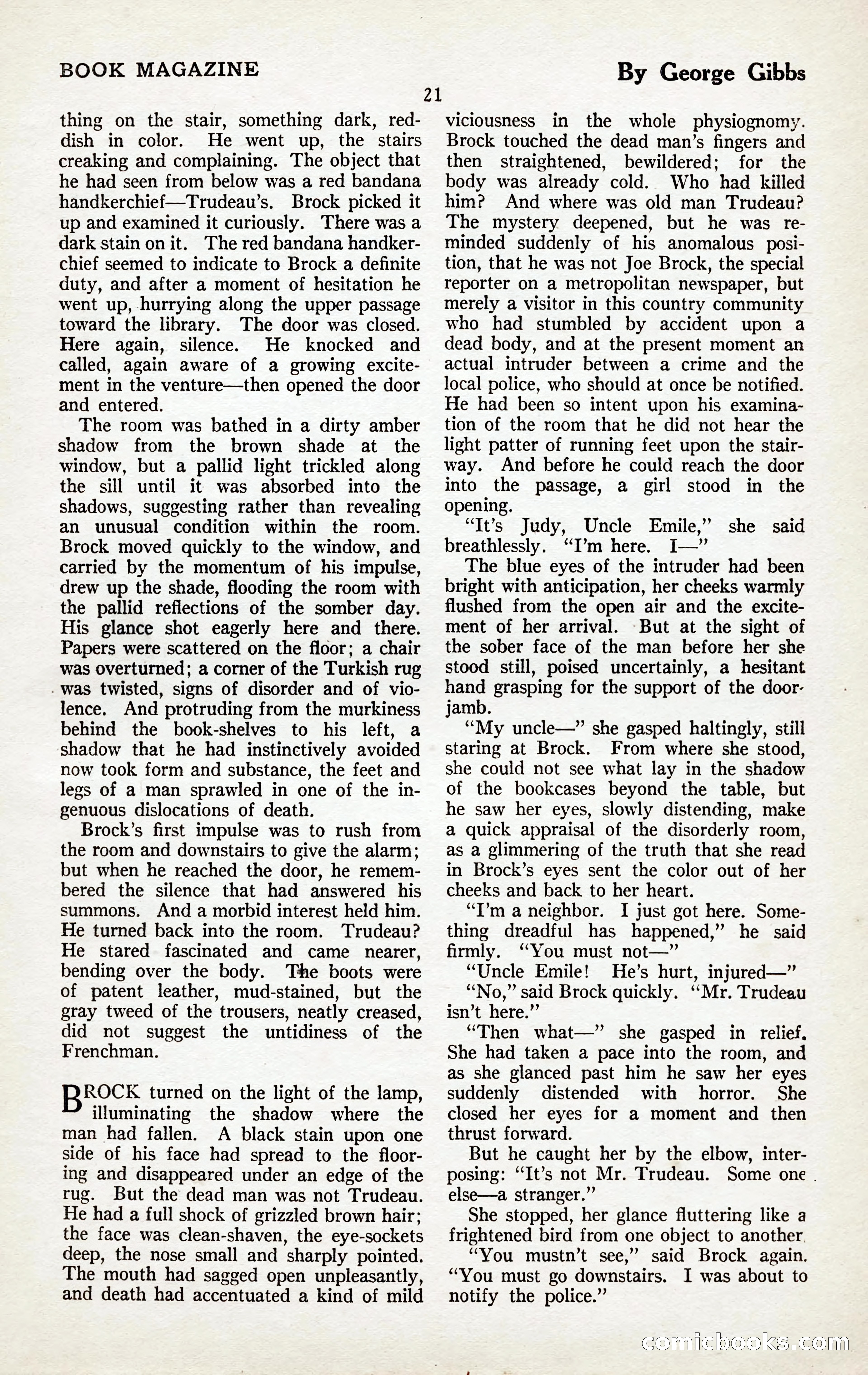The Illustrated Blue Book Magazine, January 1927 — page 23 of 208