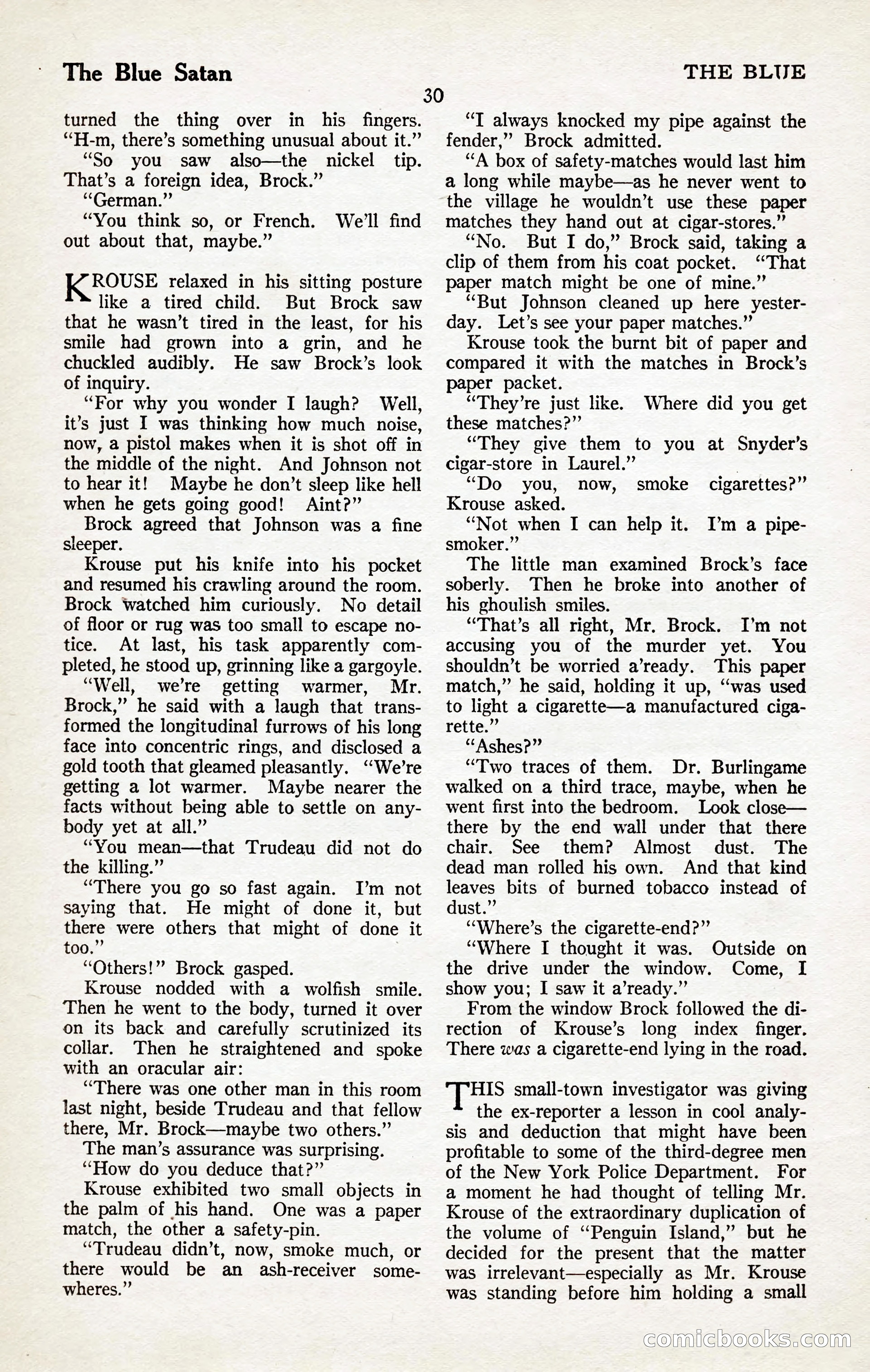 The Illustrated Blue Book Magazine, January 1927 — page 32 of 208